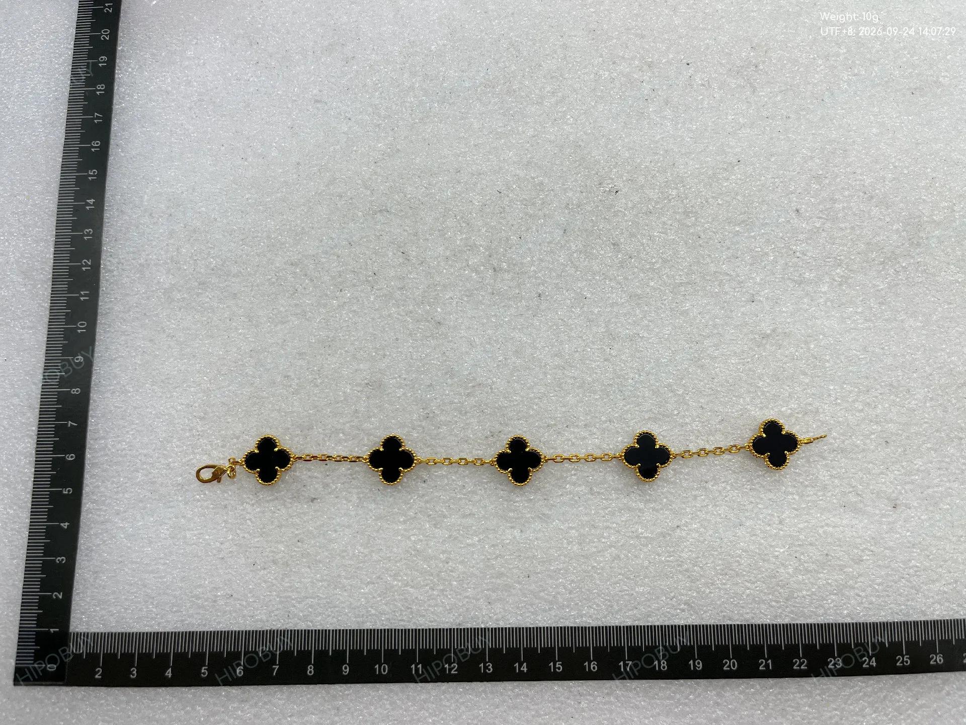Foto QC 8 de Van Cleef & Arpels Vintage Alhambra Bracelet Gold Turquoise