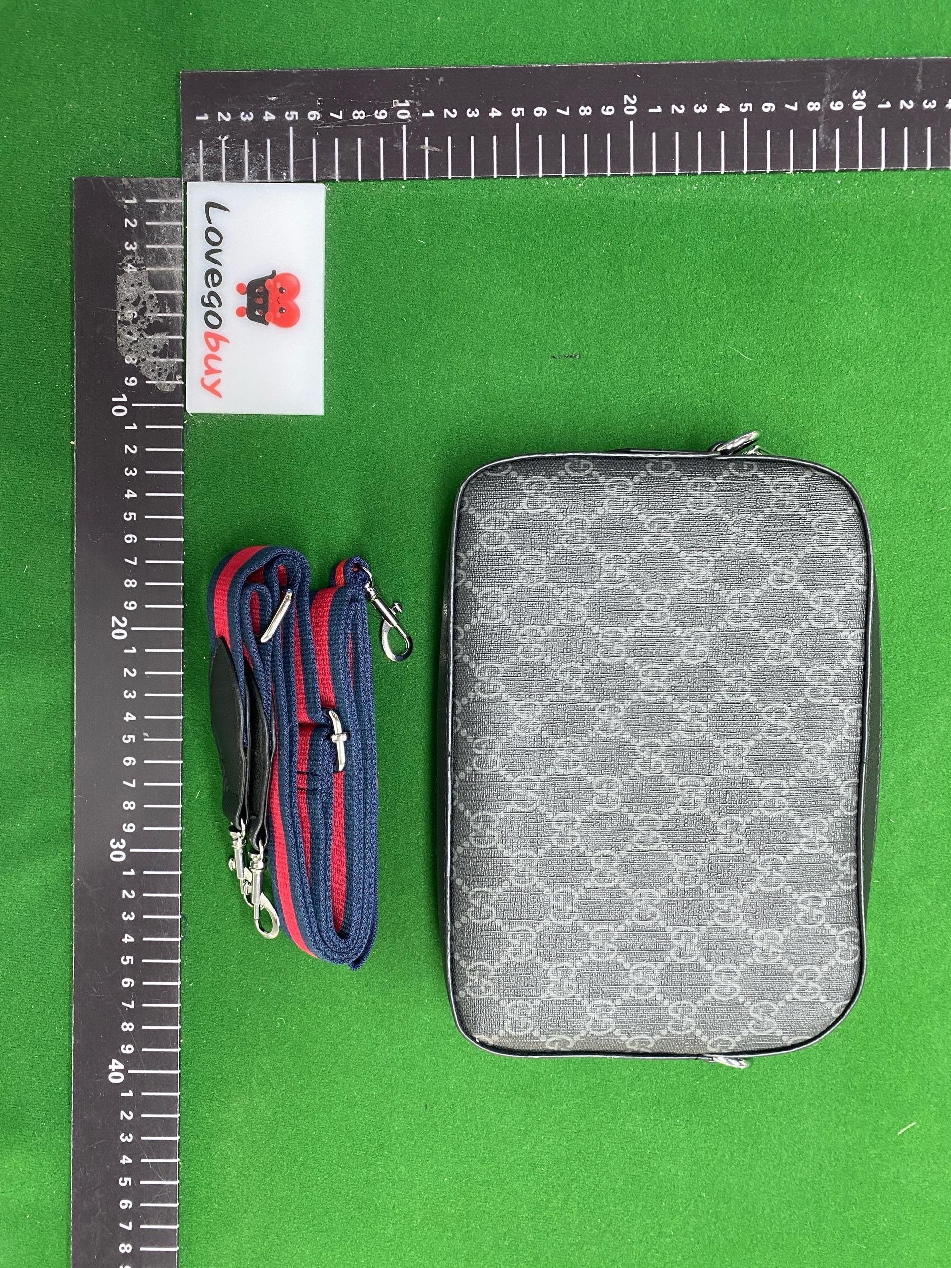 Foto QC 1 de Gucci Ophidia Messenger Bag Small Black GG Supreme Canvas