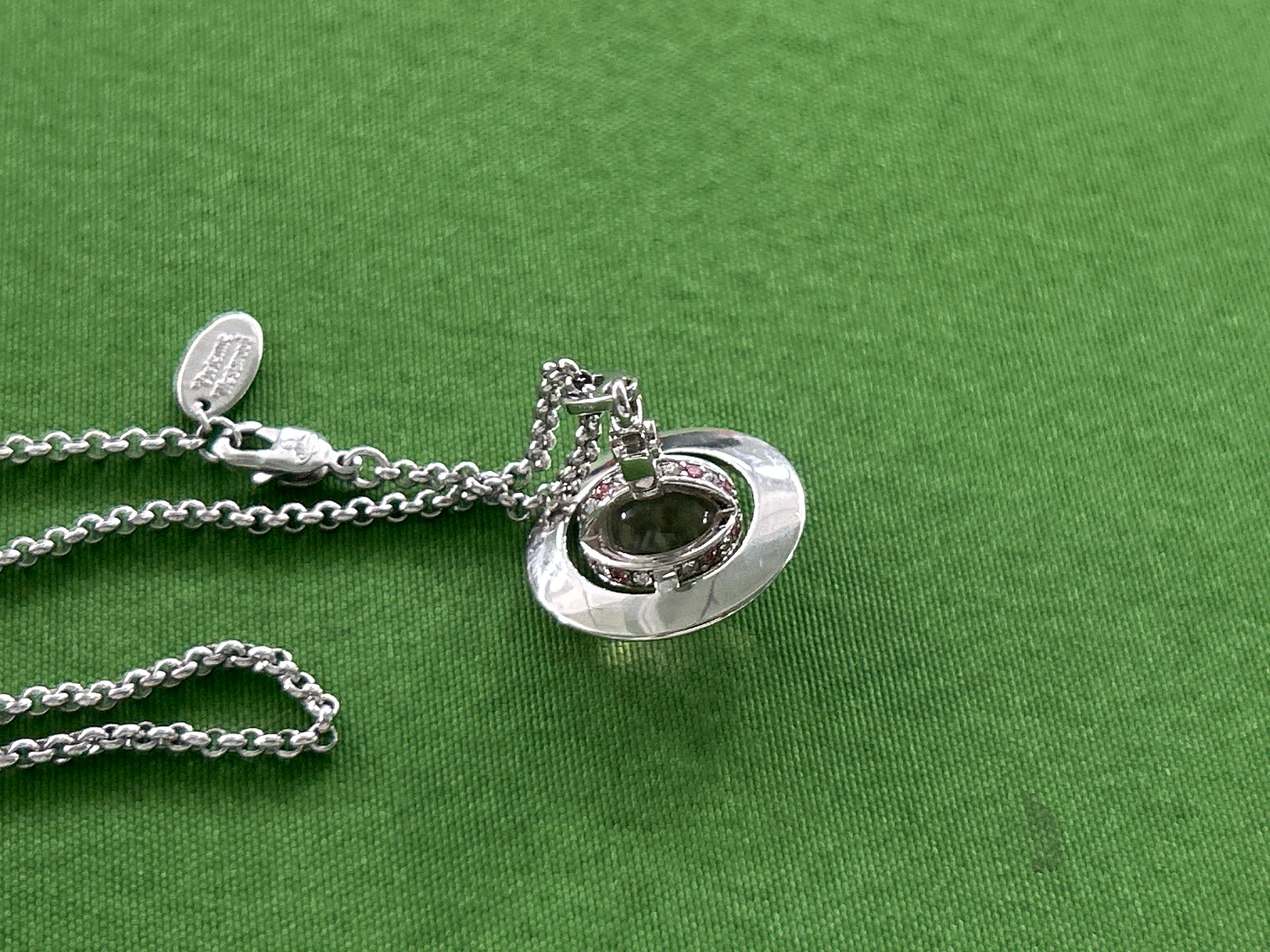 Foto QC 5 de Vivienne Westwood Empress Orb Necklace Metal Crystal Silver