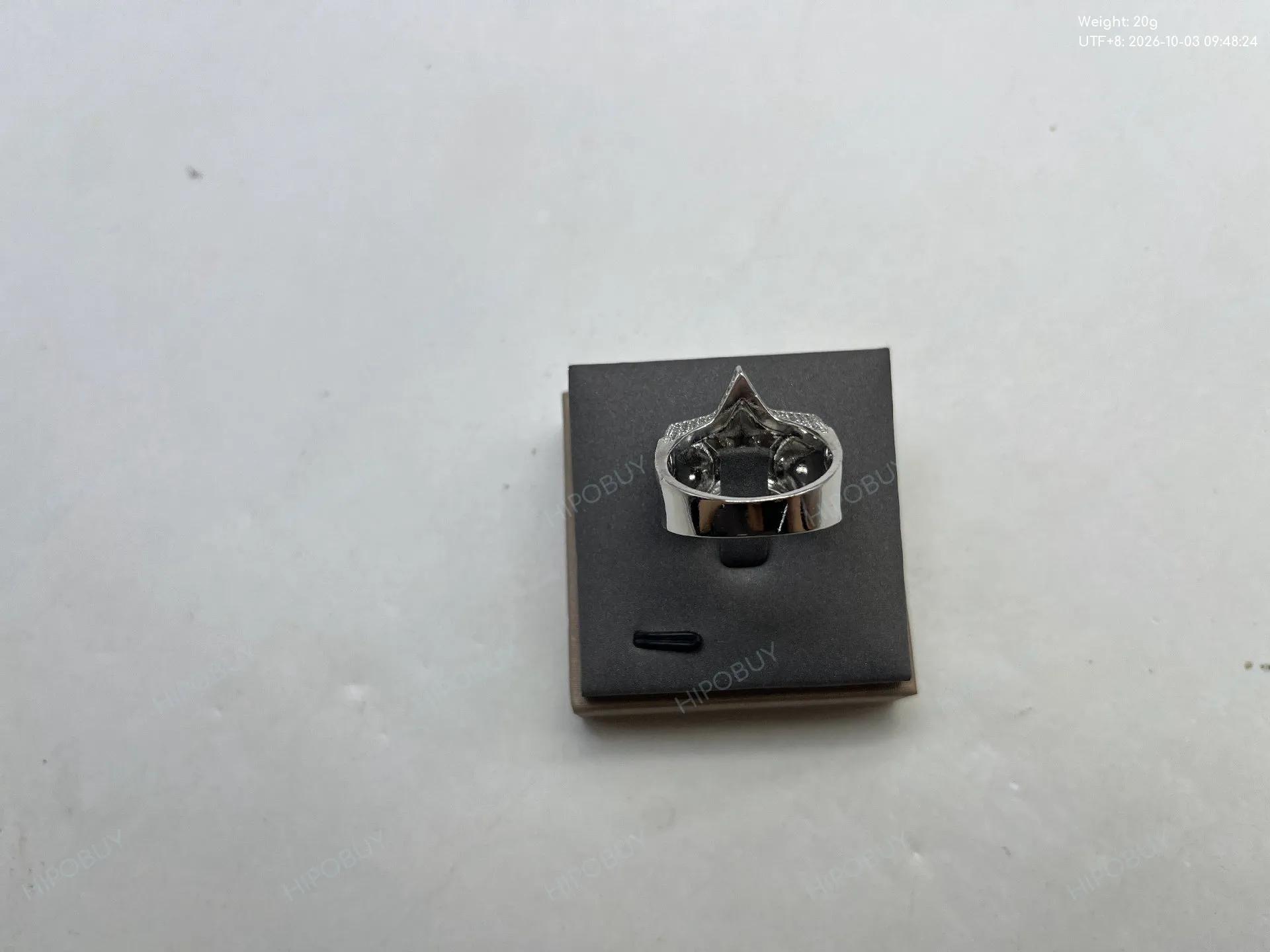 Foto QC 4 de Other Ring Metal Zircon Silver