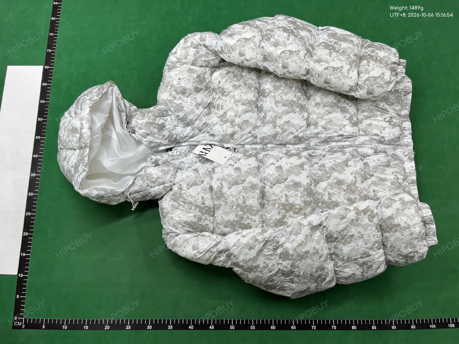 Foto QC 2 de Stussy Puffer Jacket Padded Embroidered Digital Camo Grey