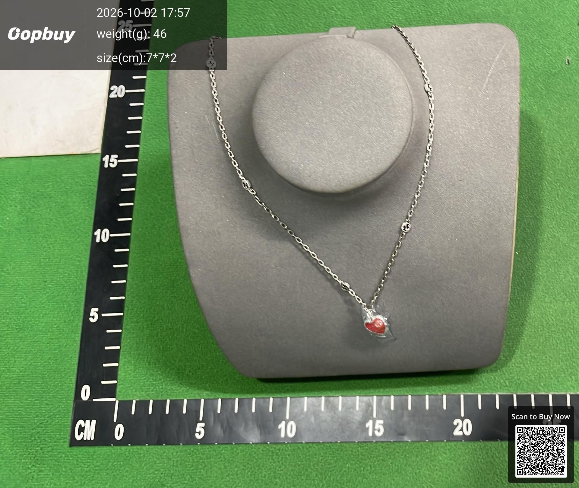 Foto QC 1 de Gucci Cross Necklace Sterling Silver Silver