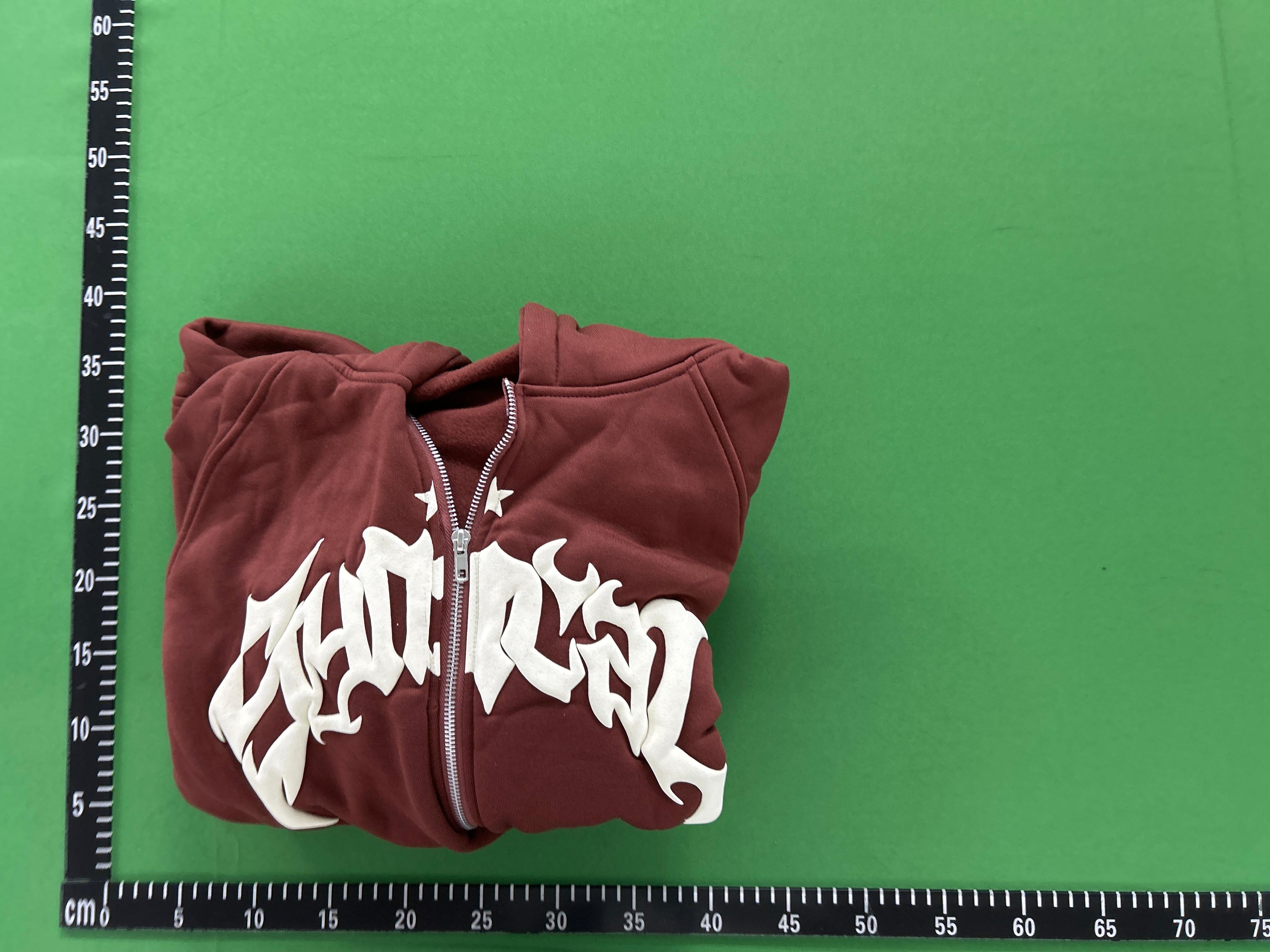 Foto QC 1 de Syndical Gothic Star Zip Up Hoodie Jacket Brown