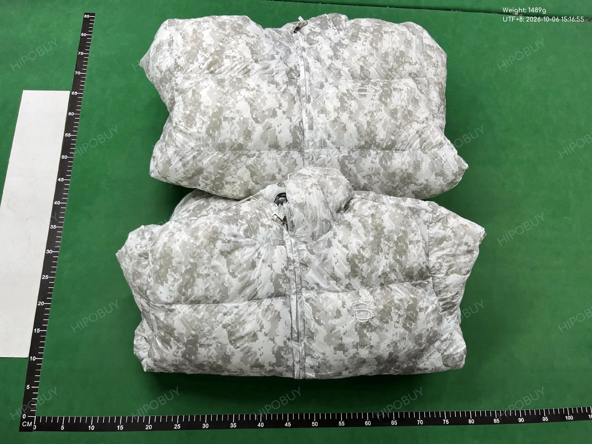 Foto QC 4 de Stussy Puffer Jacket Padded Embroidered Digital Camo Grey