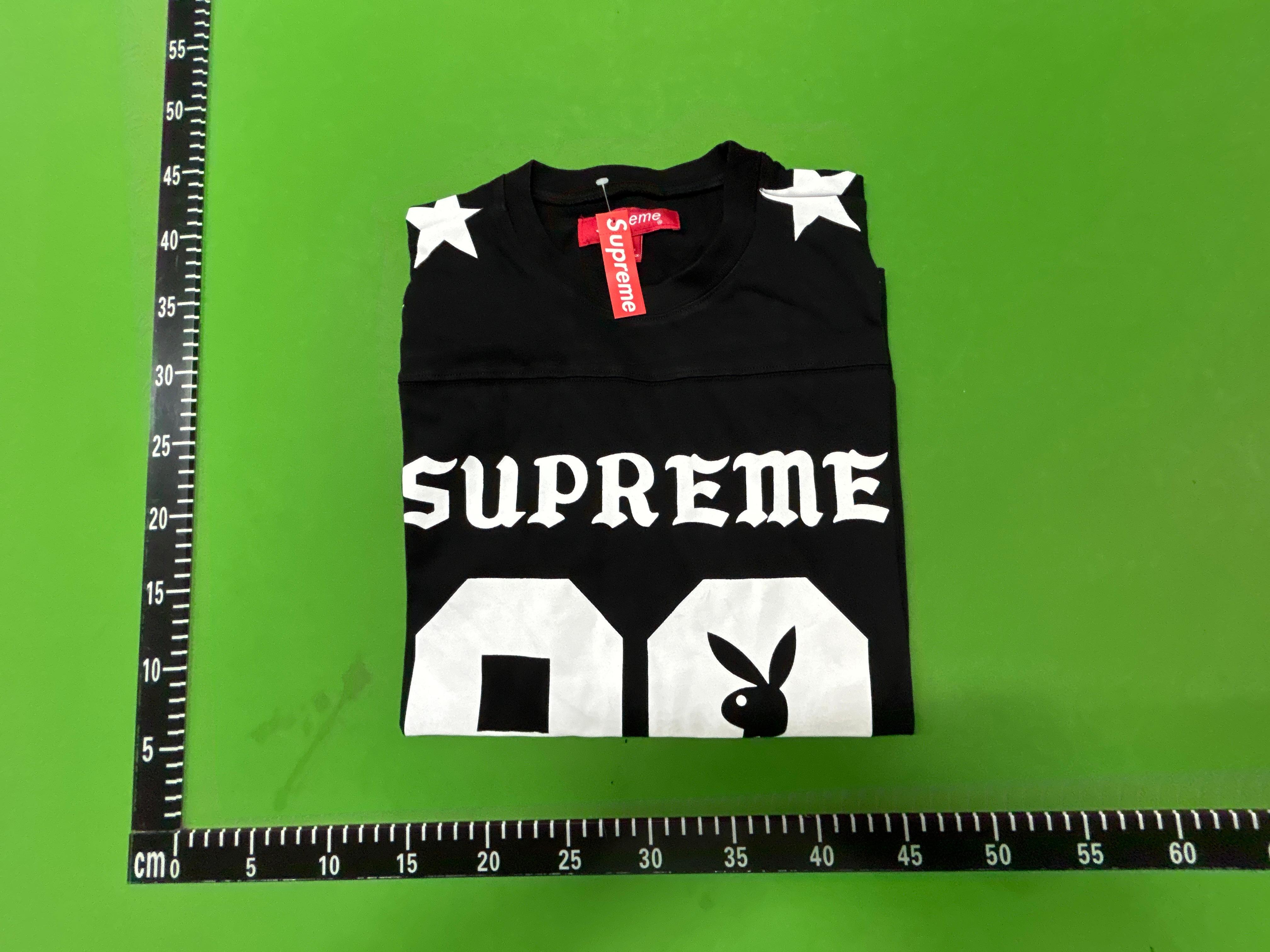 Foto QC 2 de Supreme x Playboy 2011 Stars 88 Long-Sleeve Football Jersey White