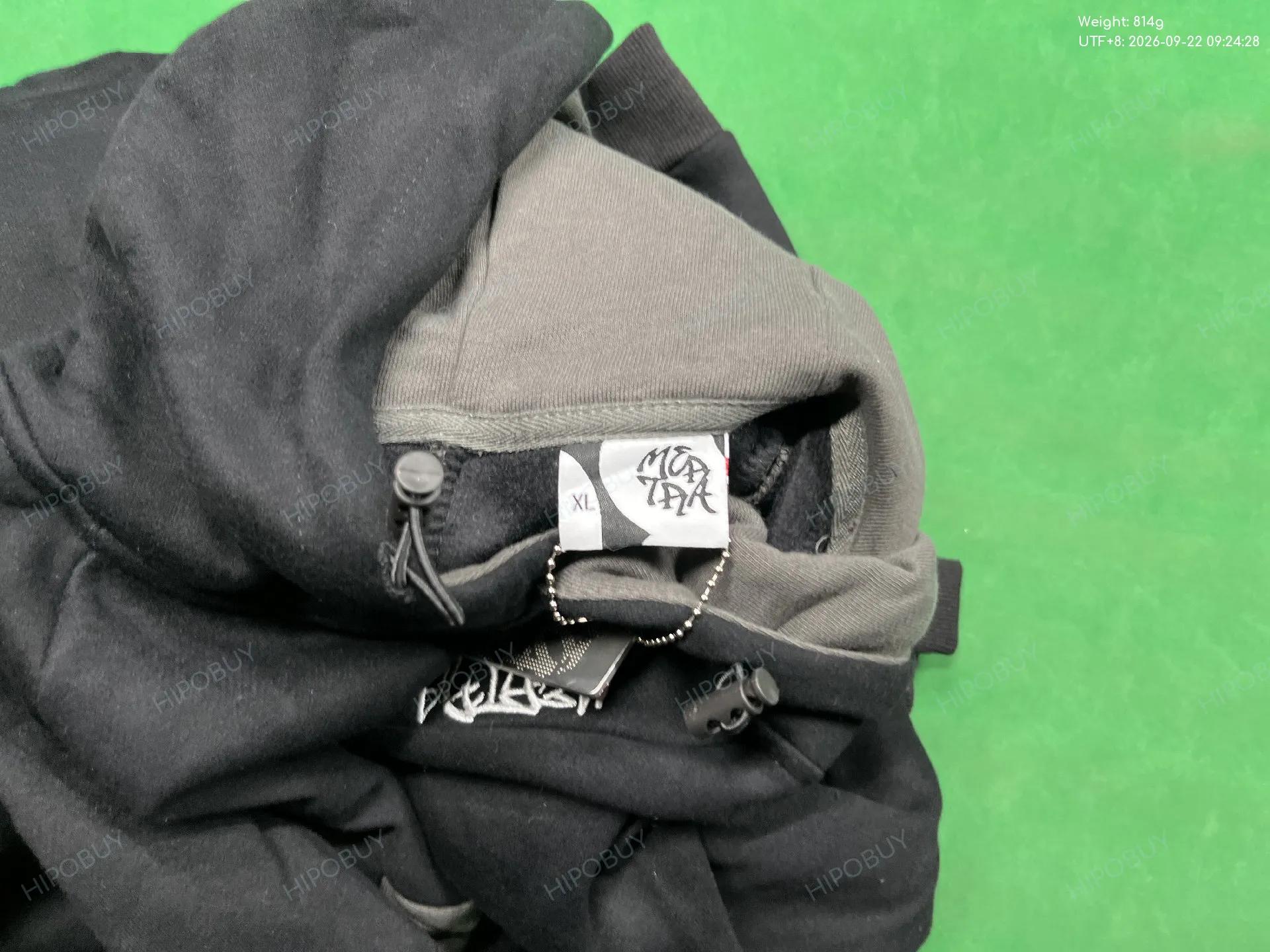 Foto QC 1 de mertra Pants Embroidered Logo Loose Black