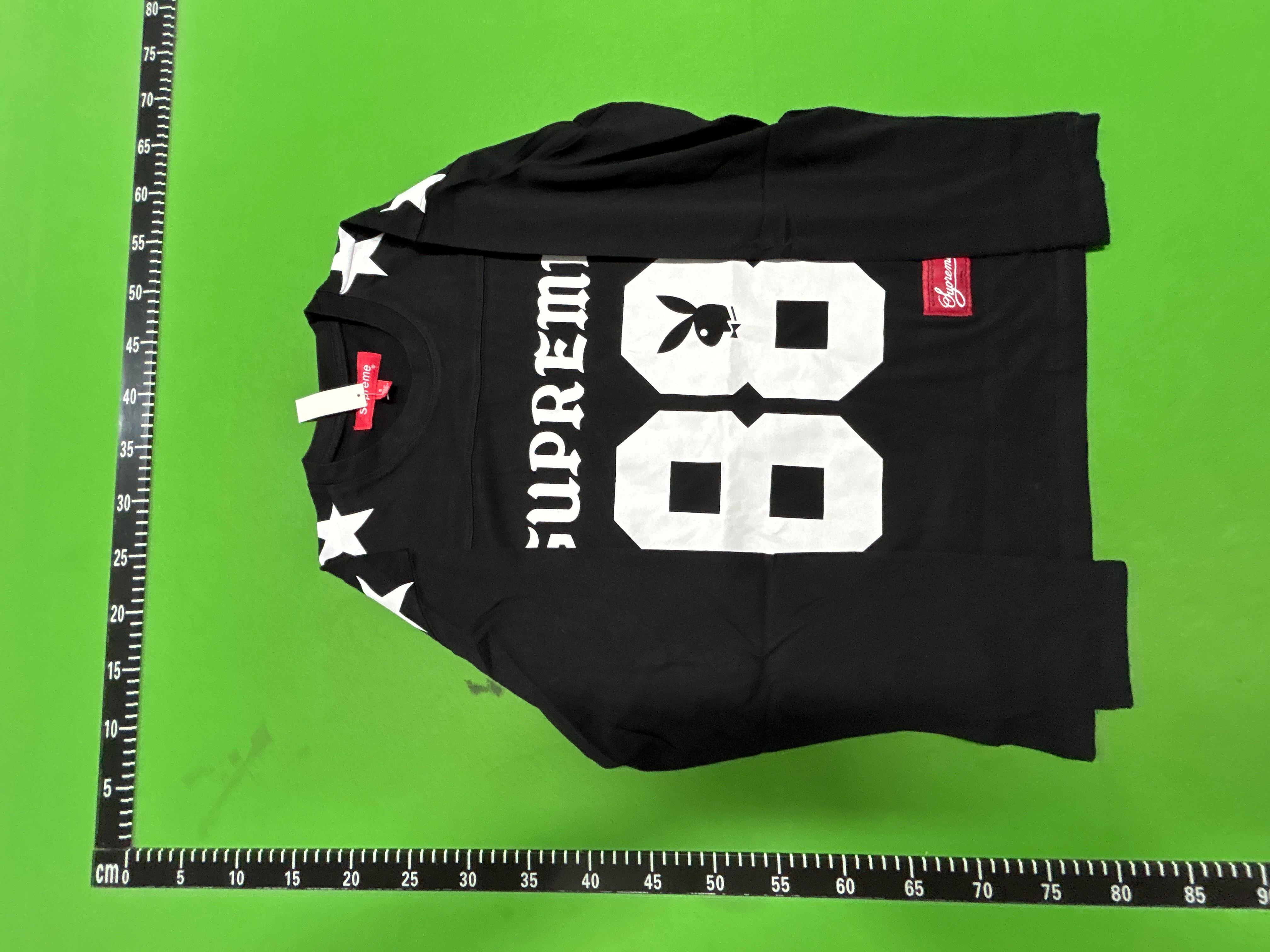Foto QC 3 de Supreme x Playboy 2011 Stars 88 Long-Sleeve Football Jersey White