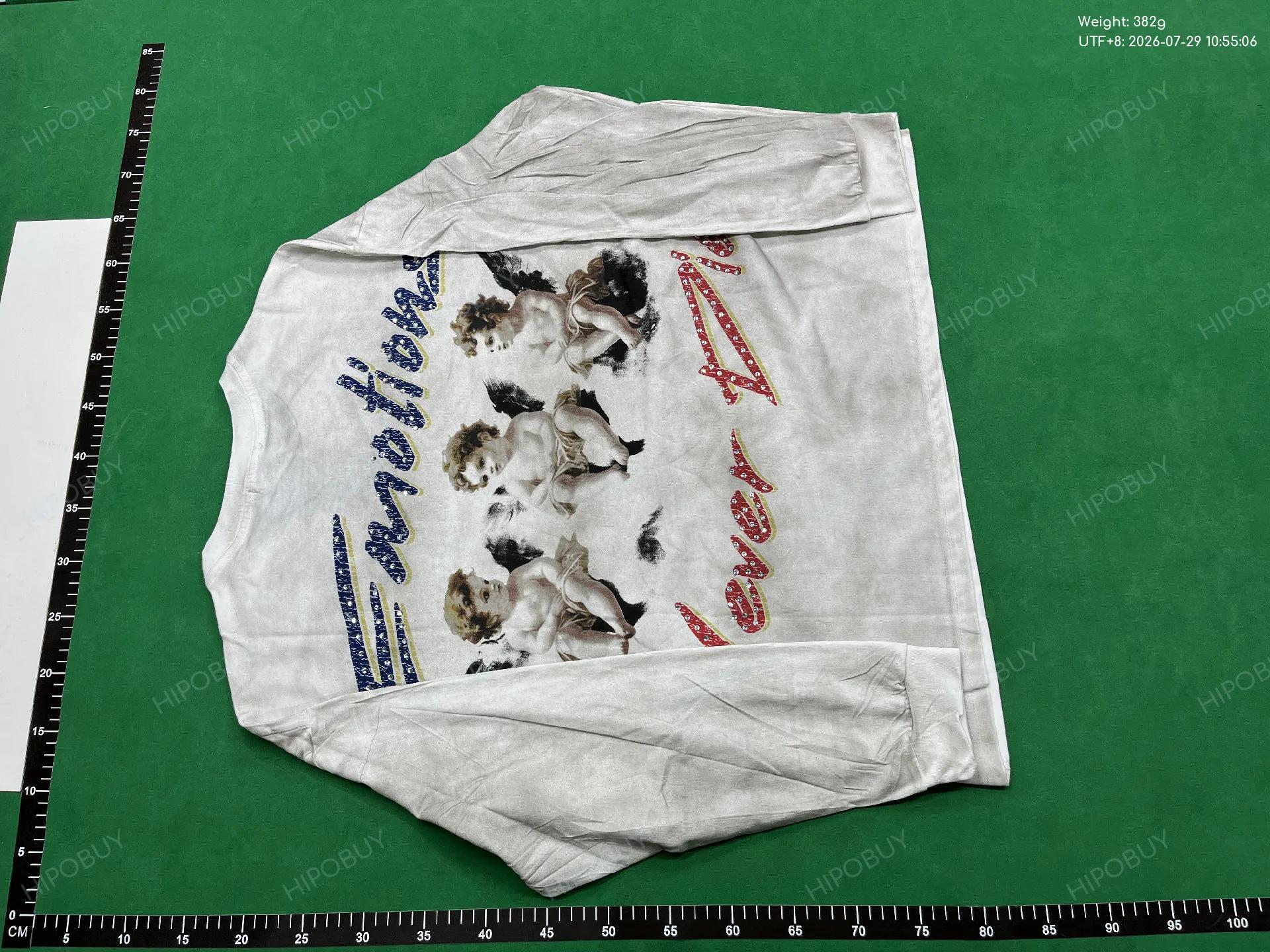 Foto QC 7 de Mixed Emotion Resurrection Long Sleeve T-shirt White