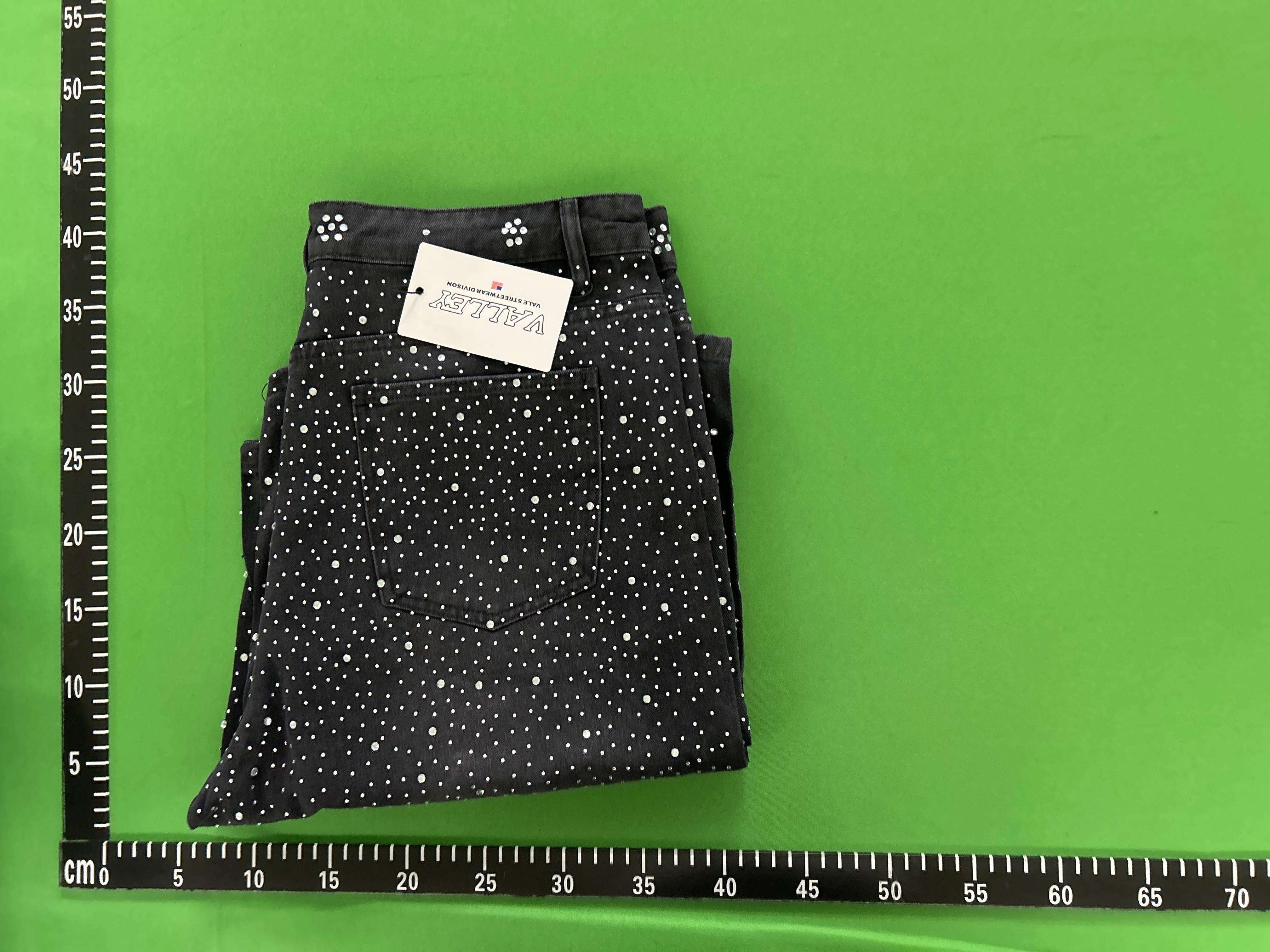 Foto QC 1 de Vale Sports Valley Dreams Denim Shorts Rhinestone Washed Black