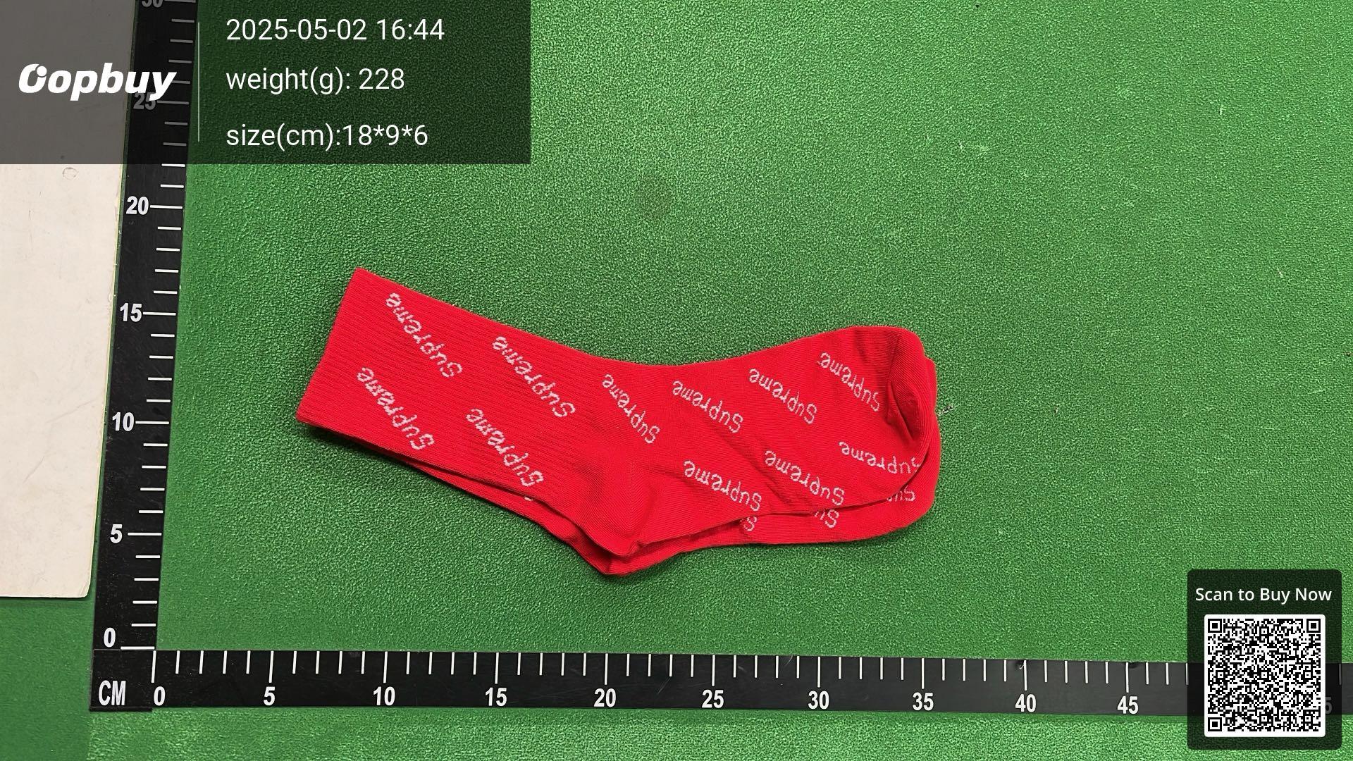Foto QC 7 de Supreme Crew Socks Logo Multi-Color
