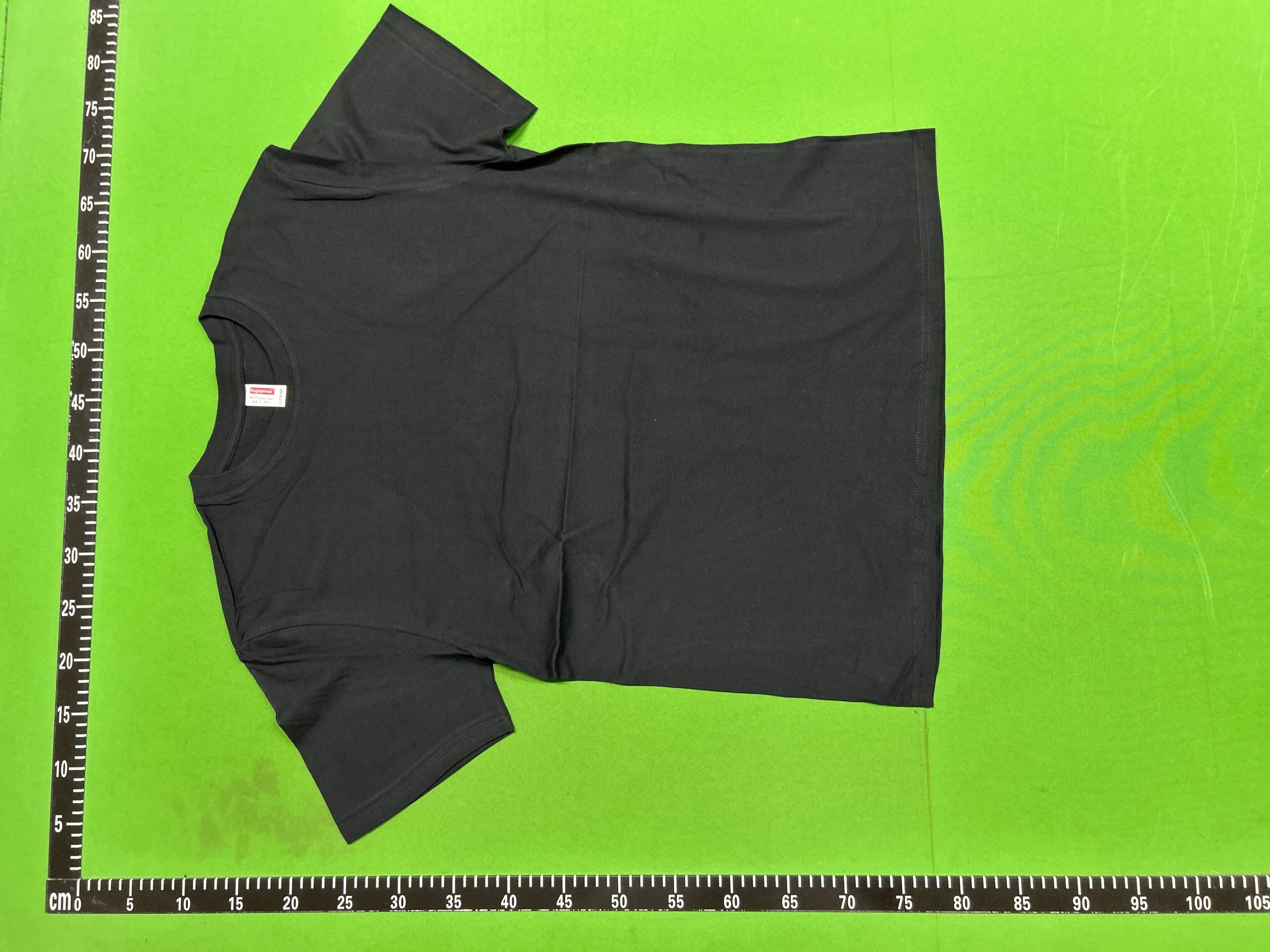 Foto QC 3 de Kuyuanwai K77000 T-shirt Plain Black