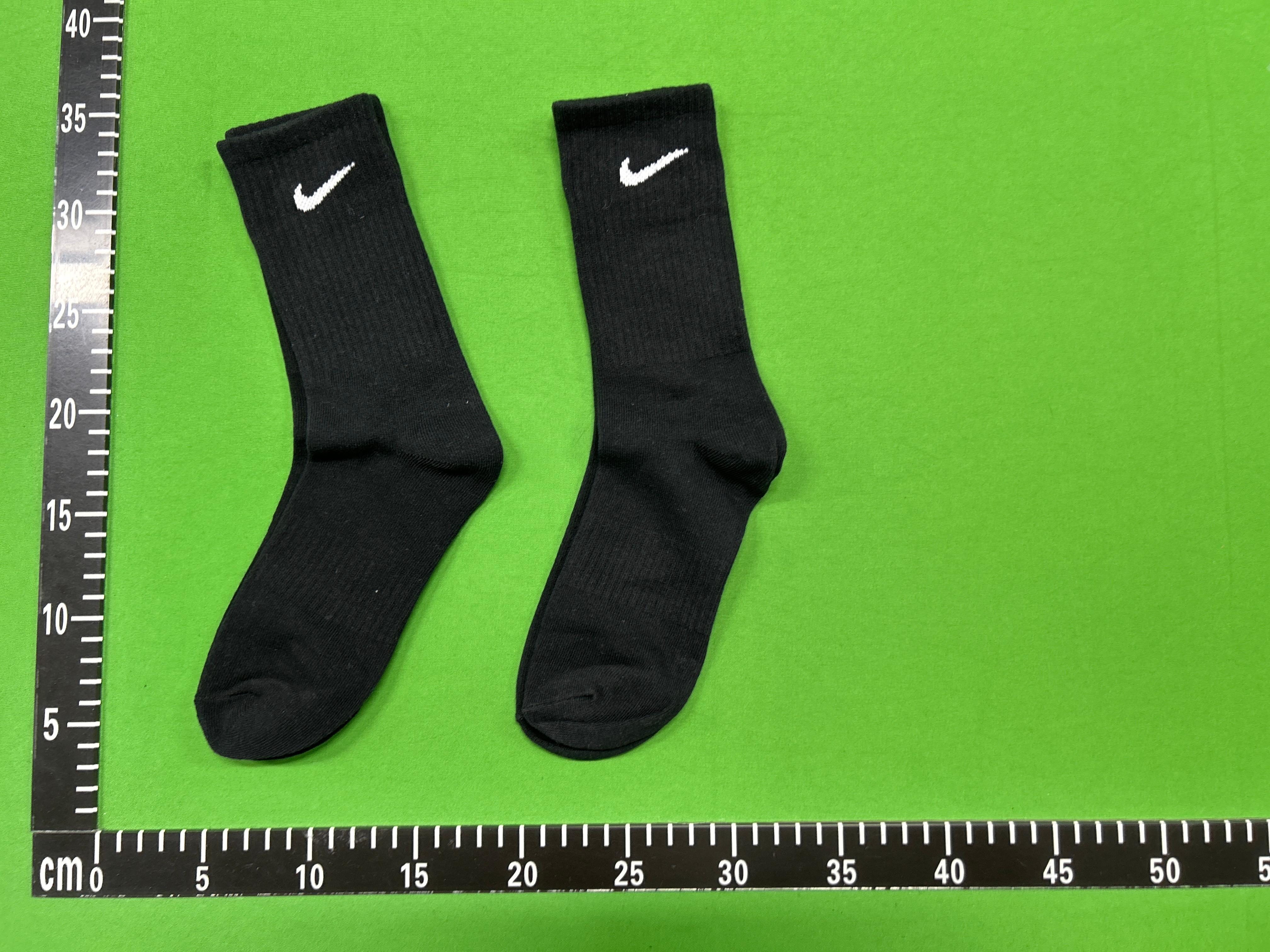 Foto QC 5 de Nike Crew Socks Black White