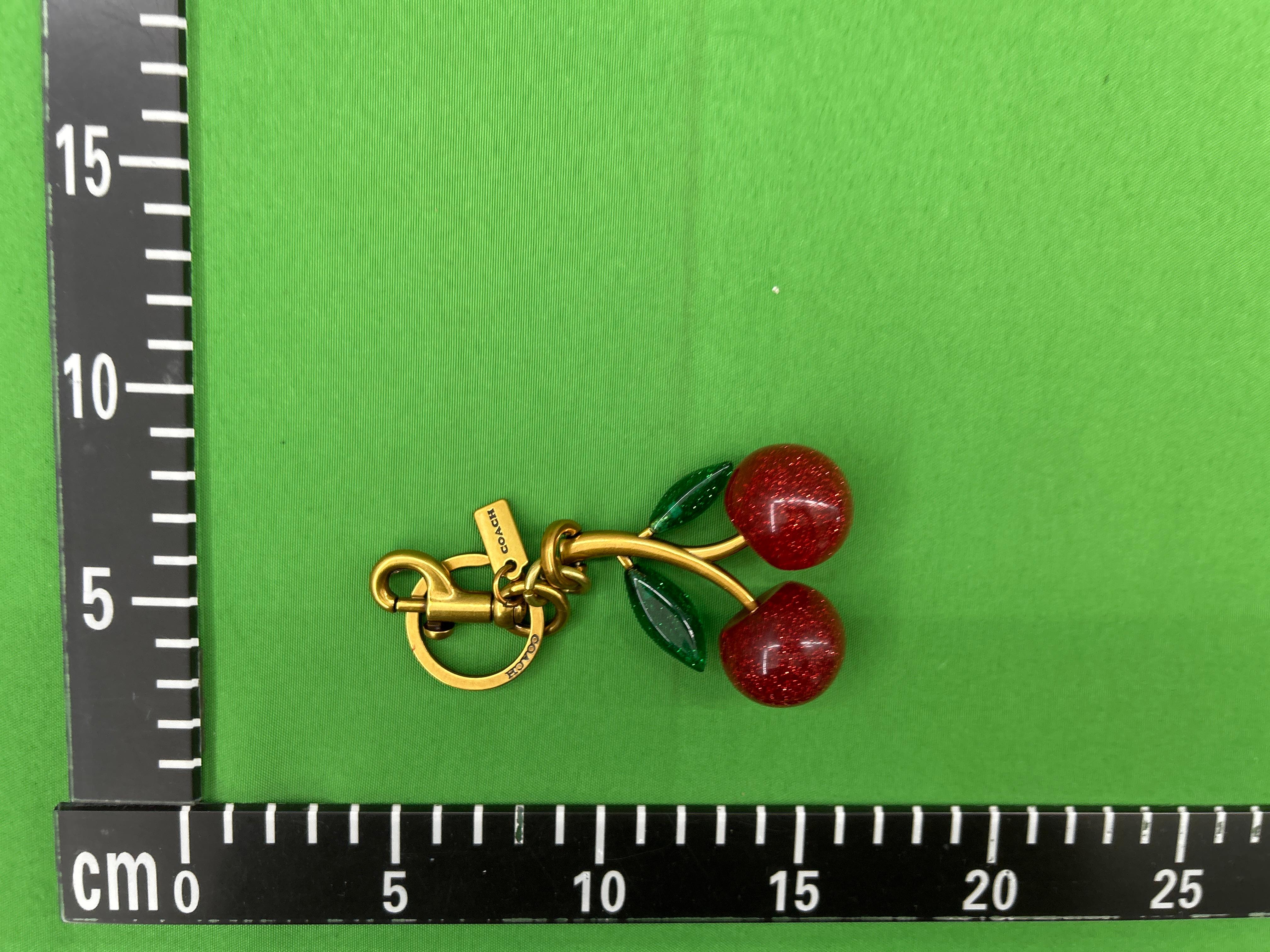 Foto QC 7 de Coach Pretzel Key Holder And Bag Charm Gold
