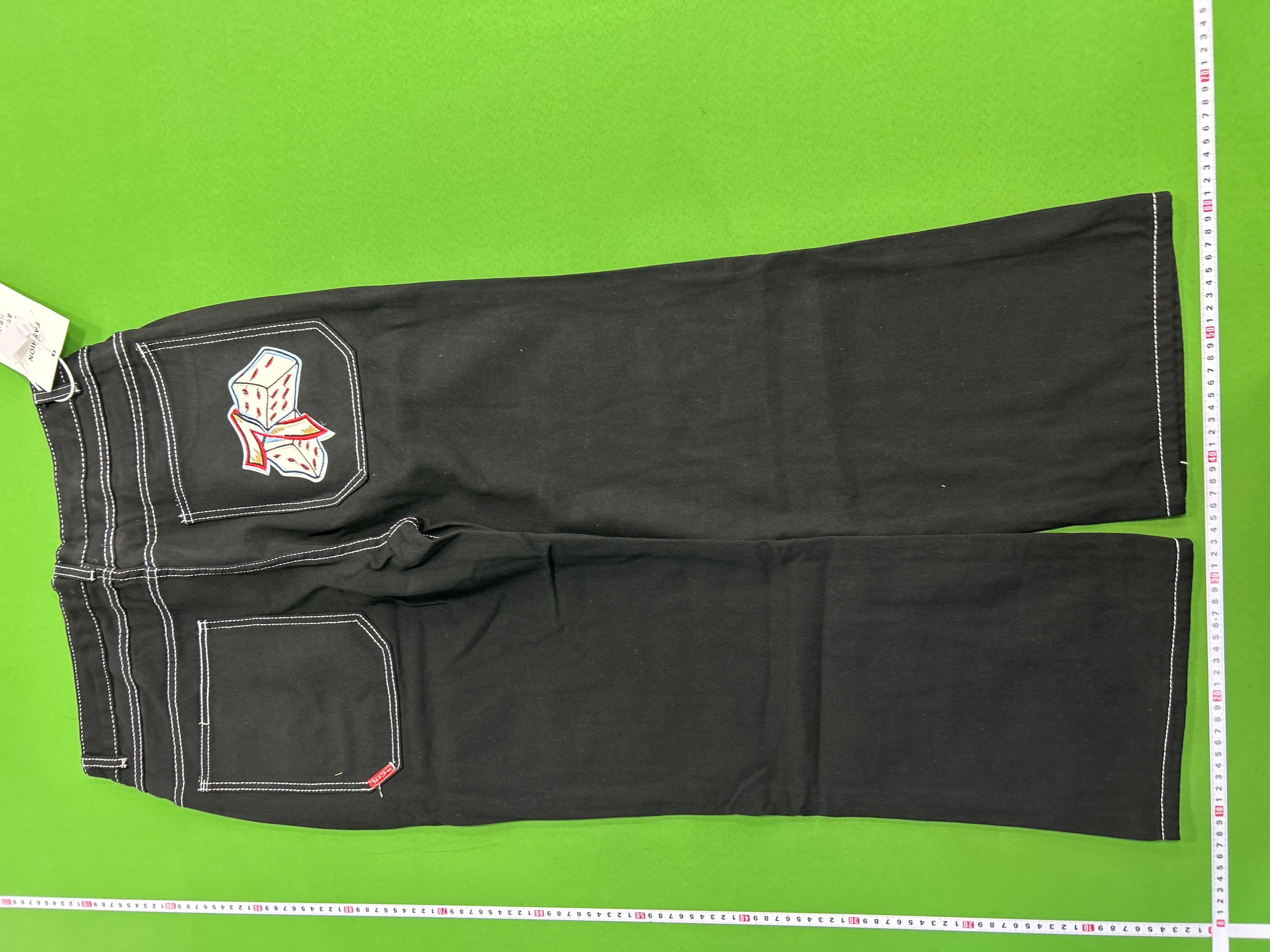 Foto QC 8 de Revenge Jeans JNC0 Y2K Baggy Black