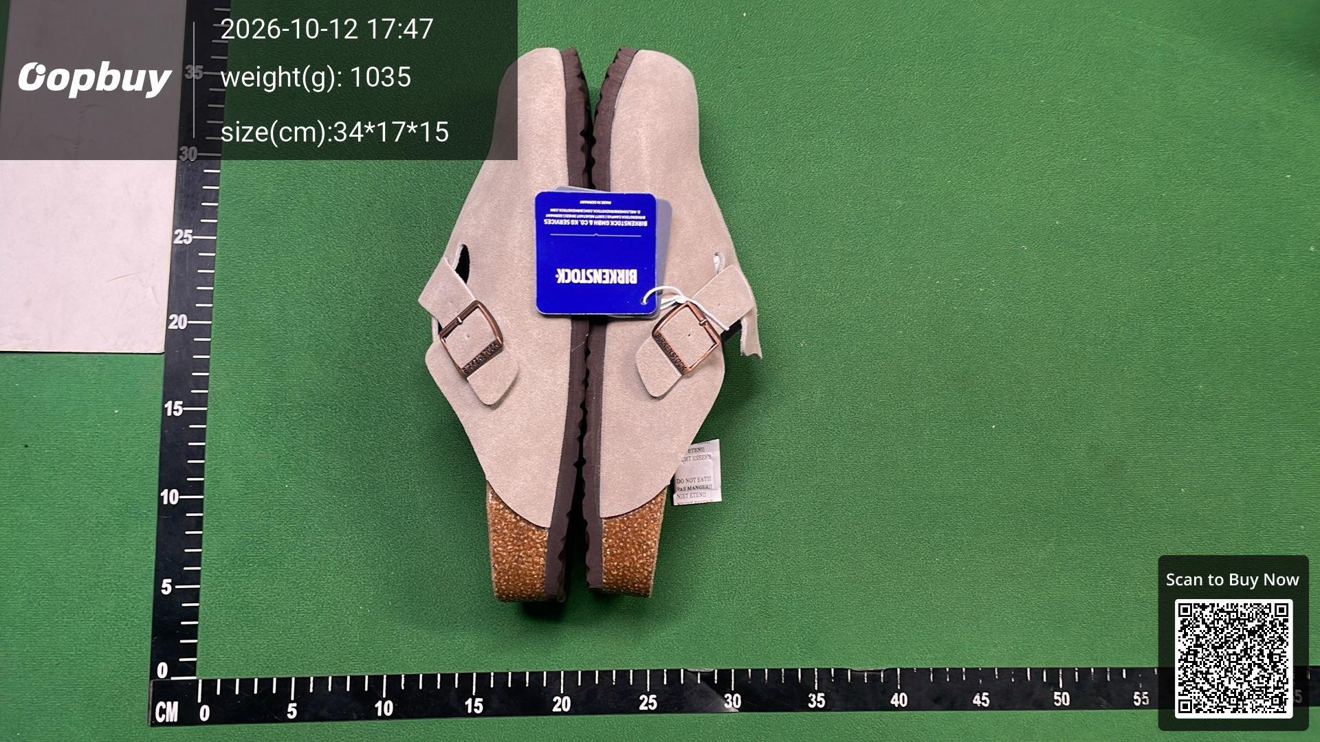 Foto QC 4 de Birkenstock Boston Leather Soft Footbed Blue