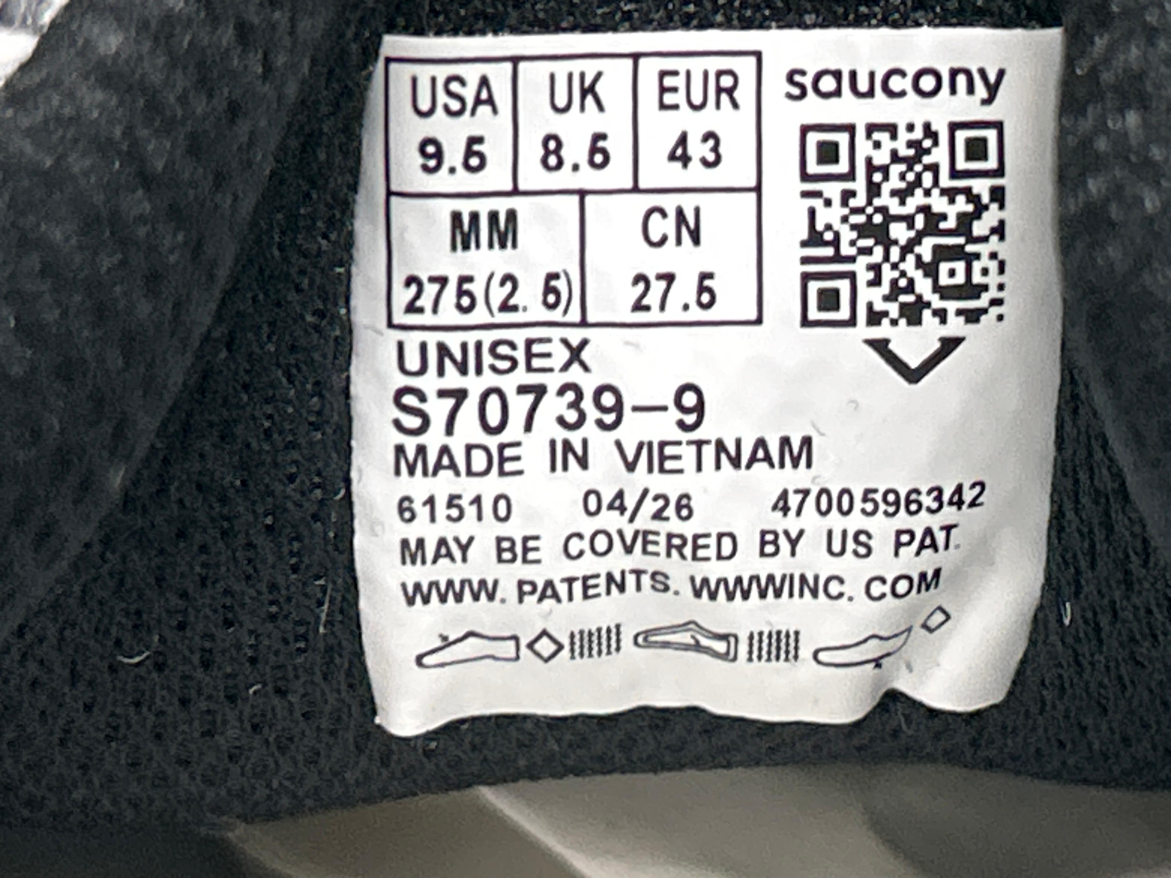Foto QC 8 de Saucony ProGrid Omni 9 Retro Black Silver S70740-14