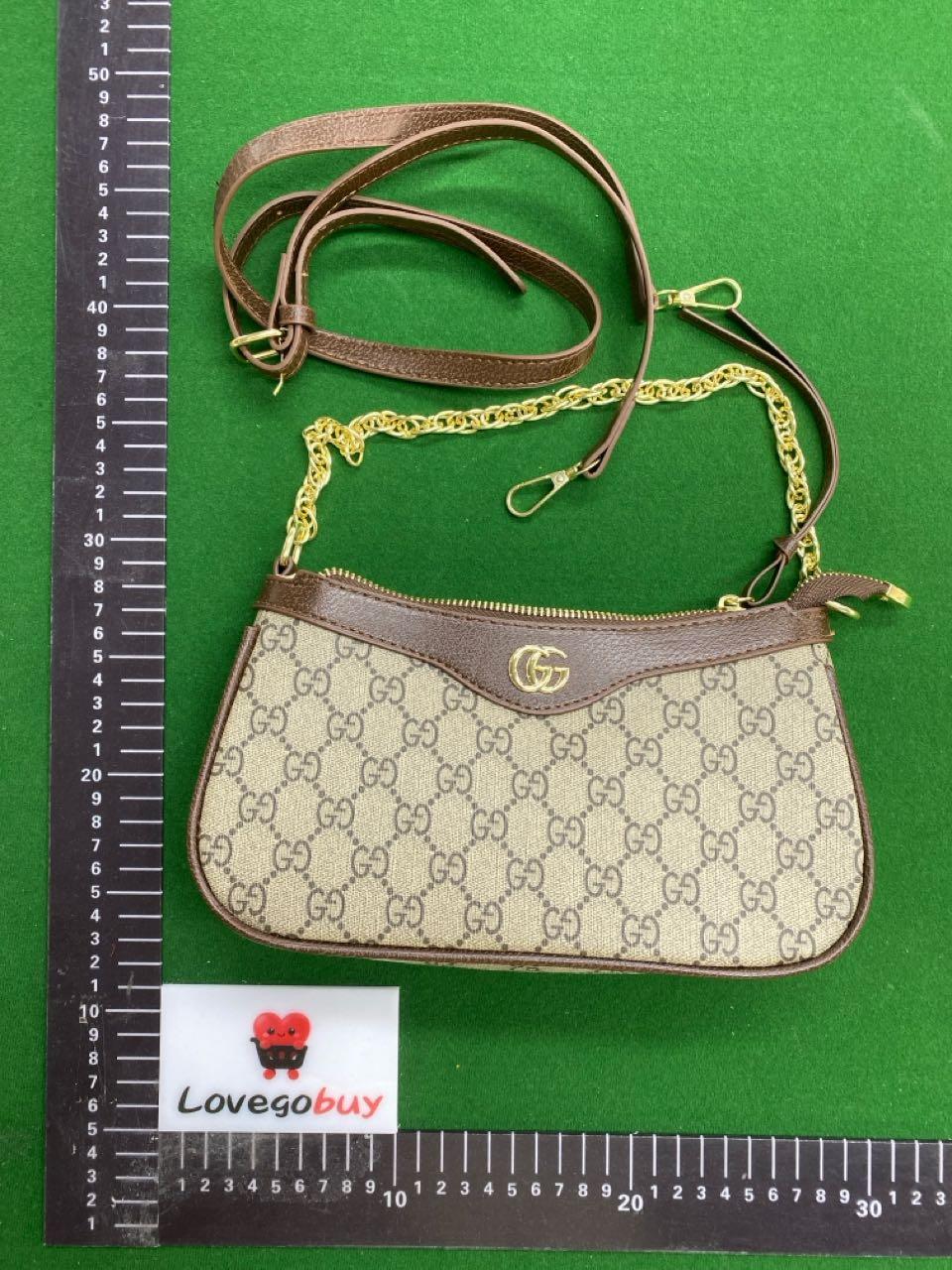 Foto QC 3 de Gucci Ophidia Shoulder Bag Small Beige GG Supreme Canvas