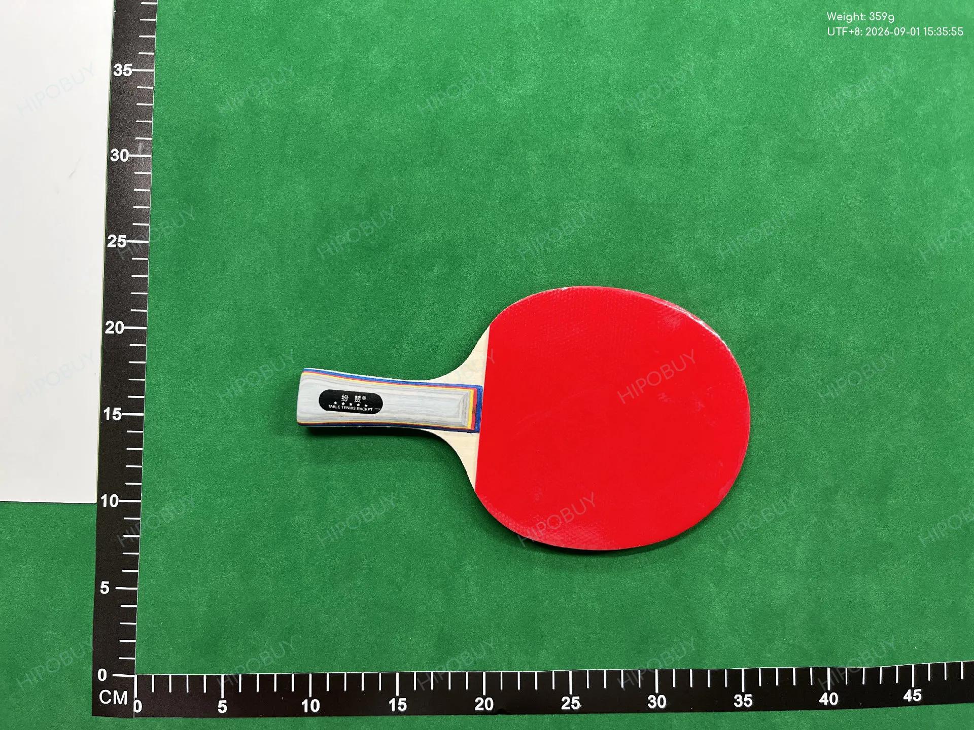 Foto QC 2 de Fenzan Table Tennis Racket Set (Set of 2) Red