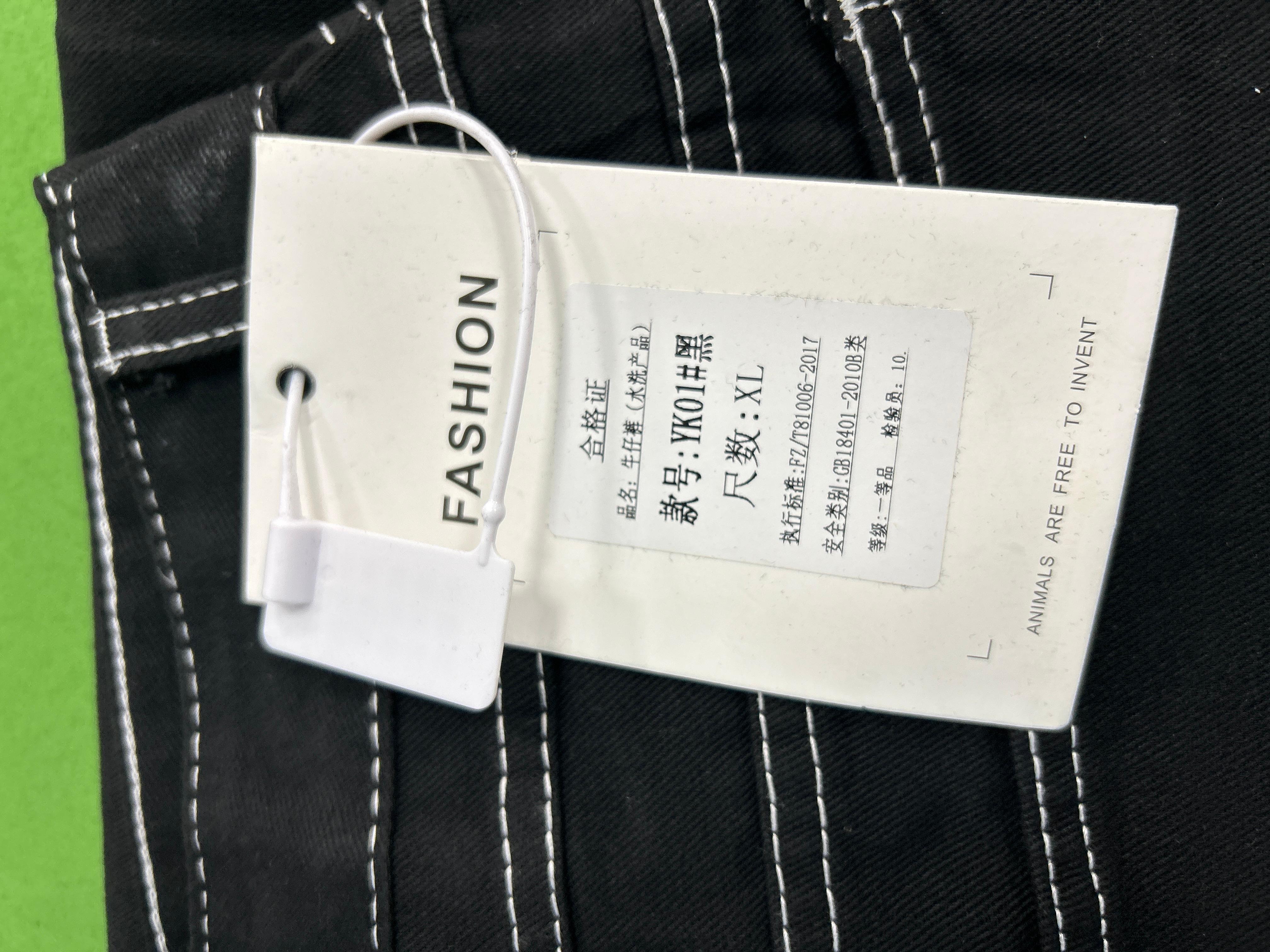 Foto QC 6 de Revenge Jeans JNC0 Y2K Baggy Black