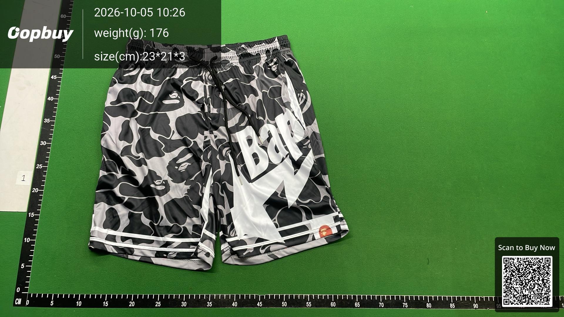 Foto QC 8 de Bape ABC Camo Basketball Shorts Mesh Multi