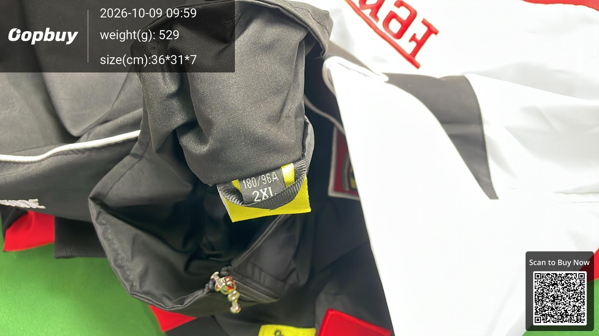 Foto QC 5 de Other Ferrari F1 Racing Bomber Jacket Embroidery Red