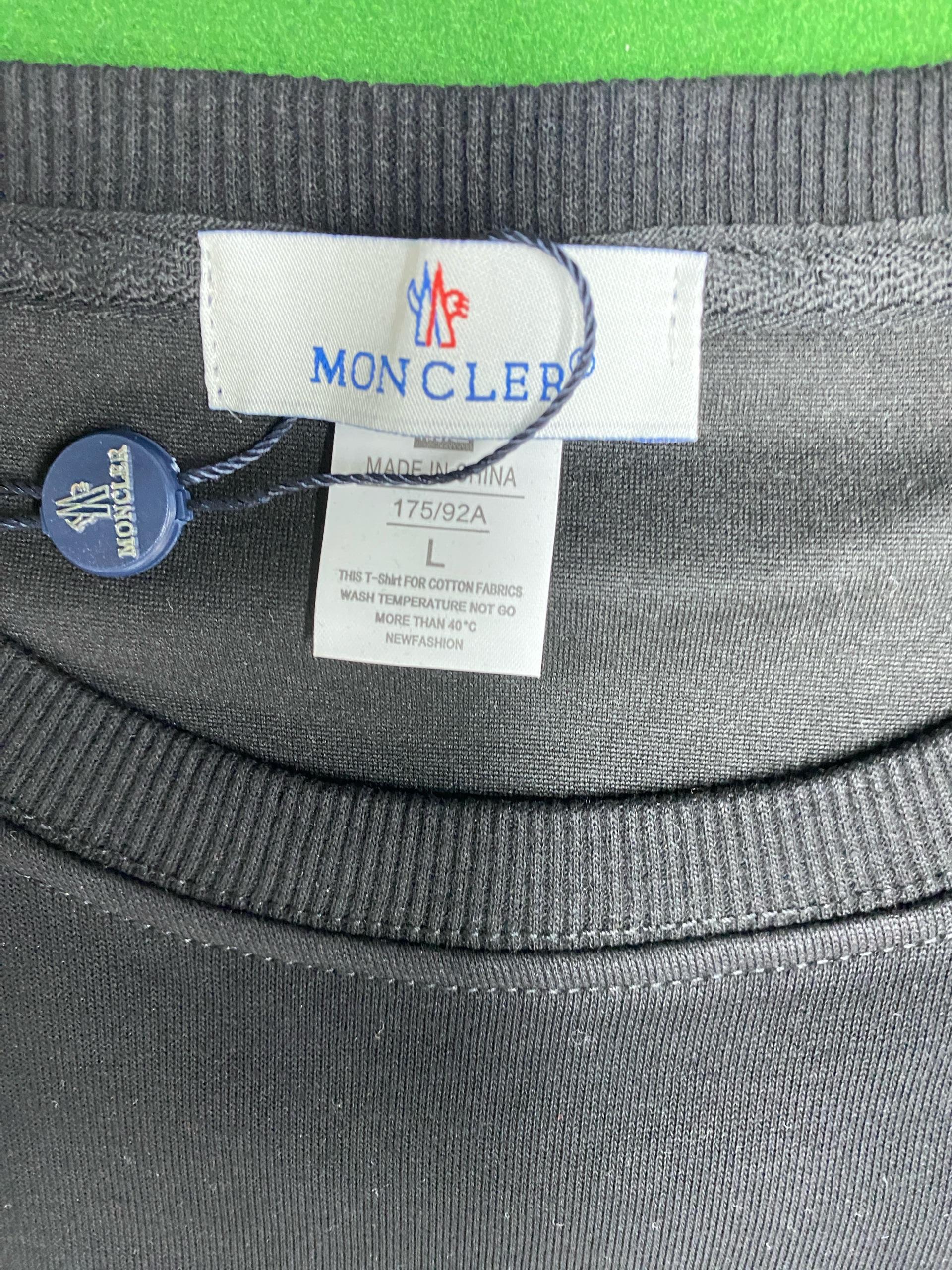 Foto QC 1 de Moncler Sweater Cotton Logo Patch Hoodie Dark Grey