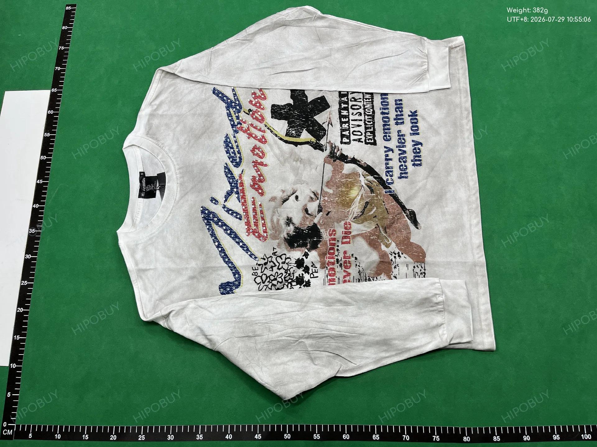 Foto QC 6 de Mixed Emotion Resurrection Long Sleeve T-shirt White