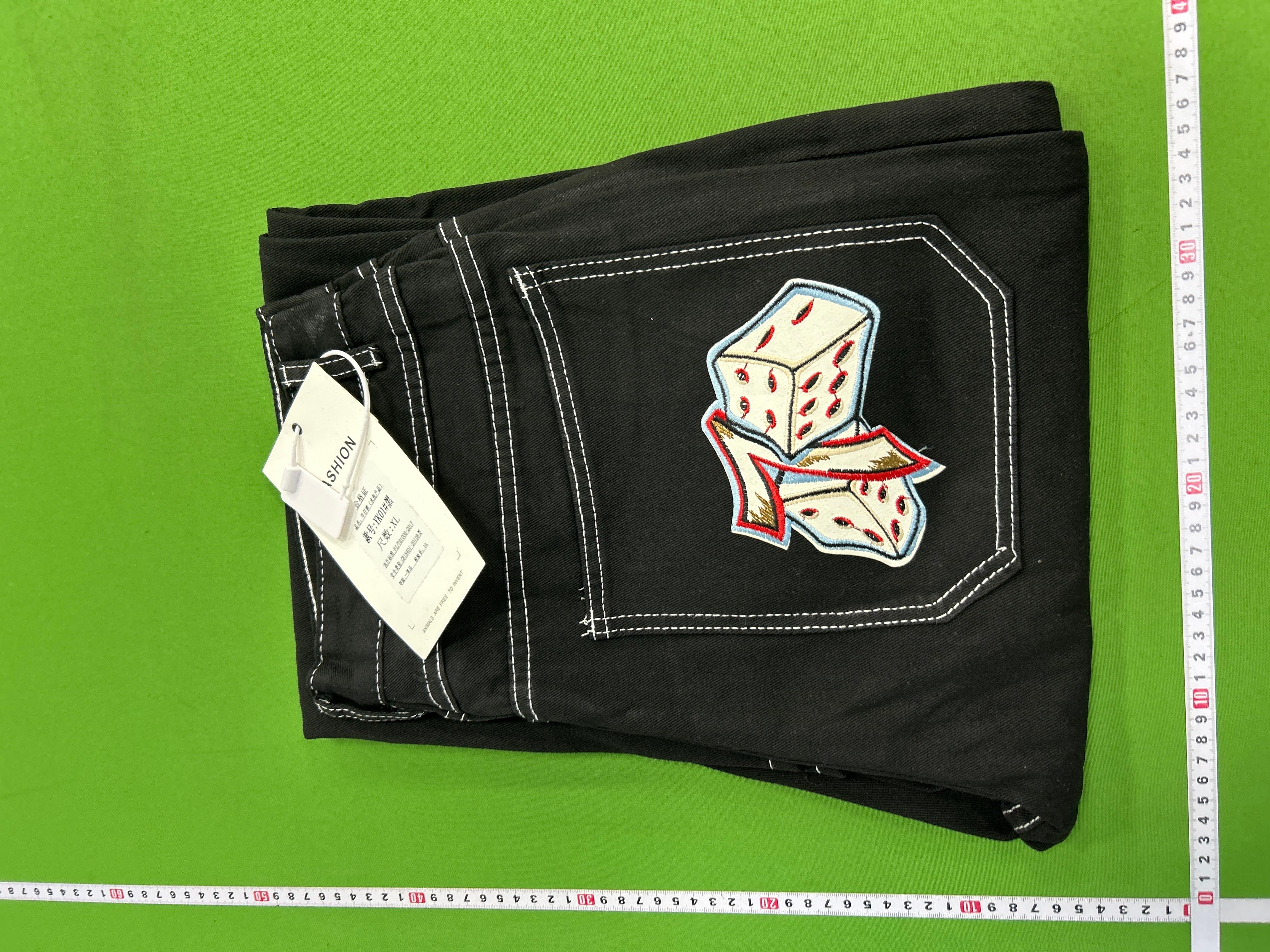 Foto QC 5 de Revenge Jeans JNC0 Y2K Baggy Black