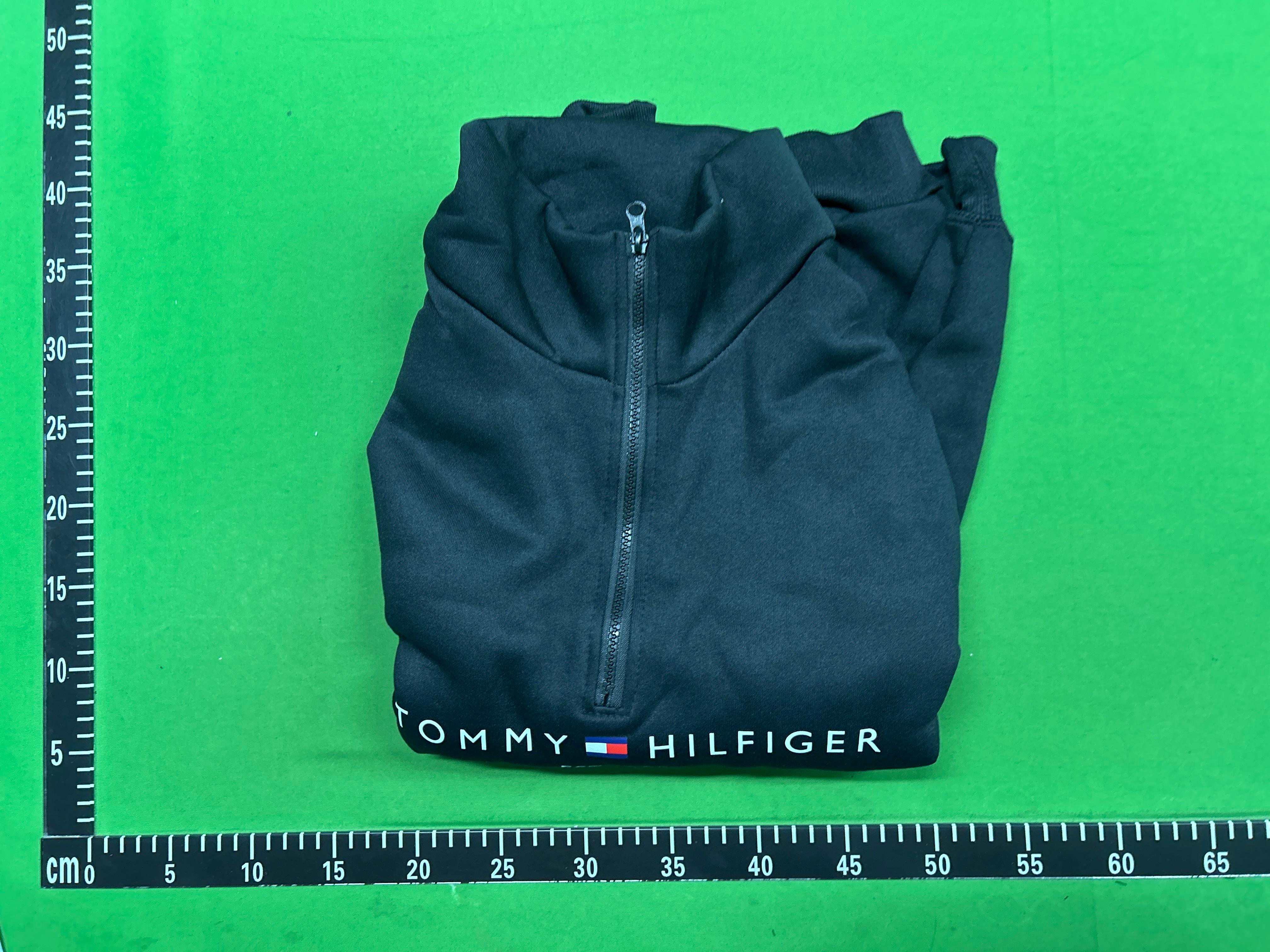 Foto QC 4 de Tommy Hilfiger Zip Sweater Logo Quarter-Zip Navy