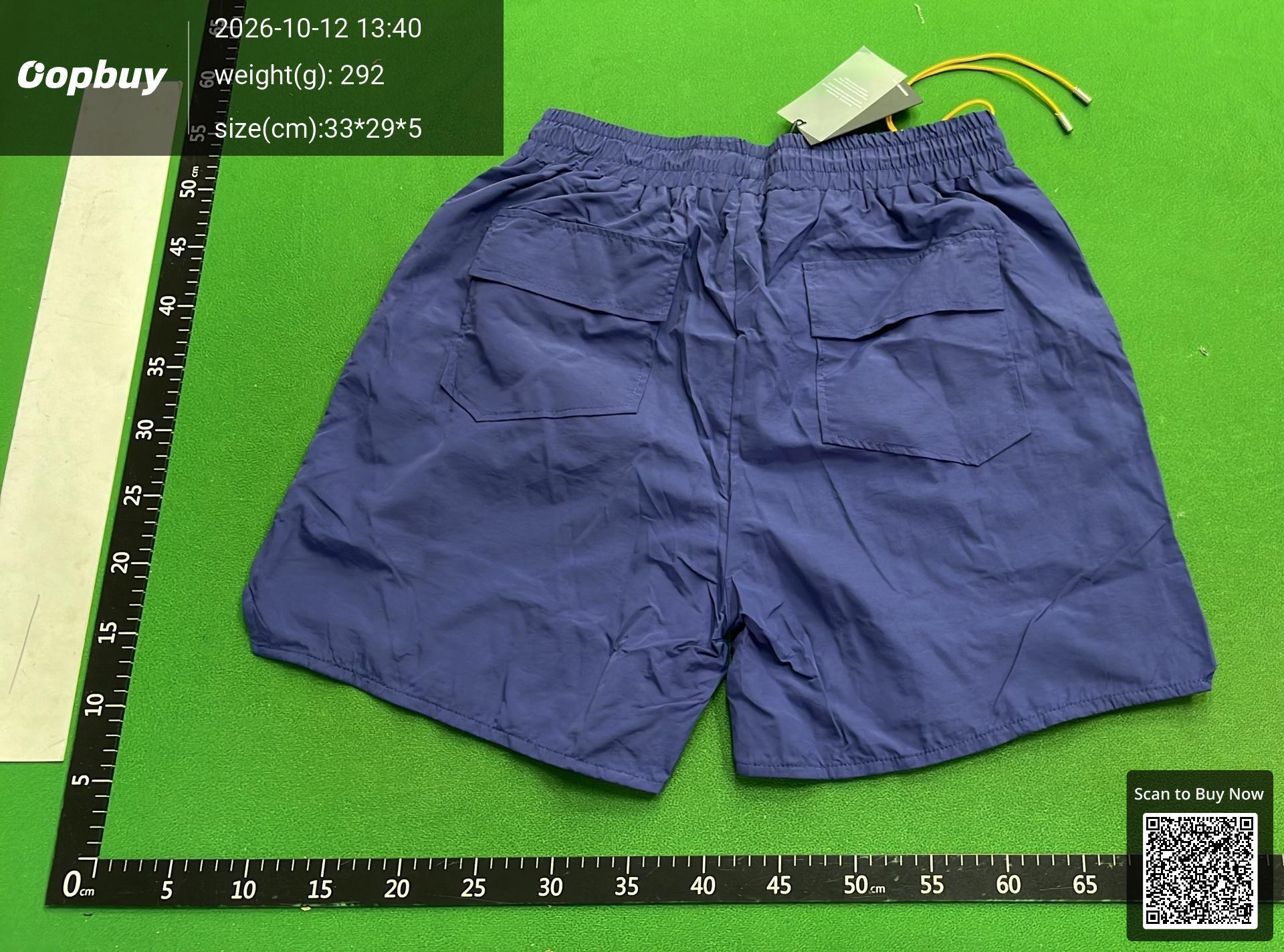 Foto QC 6 de Rhude Sweat Shorts Script Logo Black