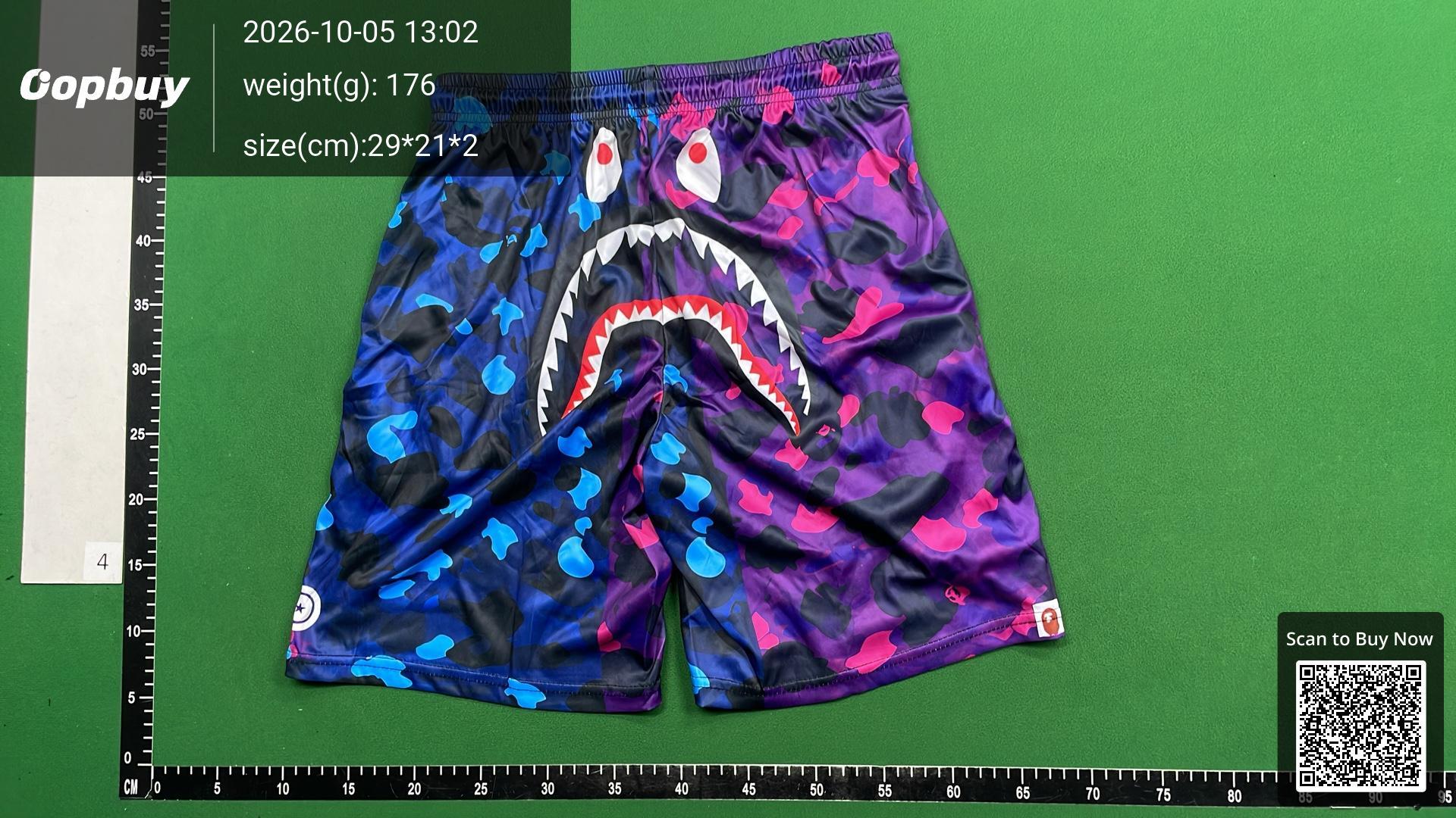 Foto QC 6 de Bape ABC Camo Basketball Shorts Mesh Multi