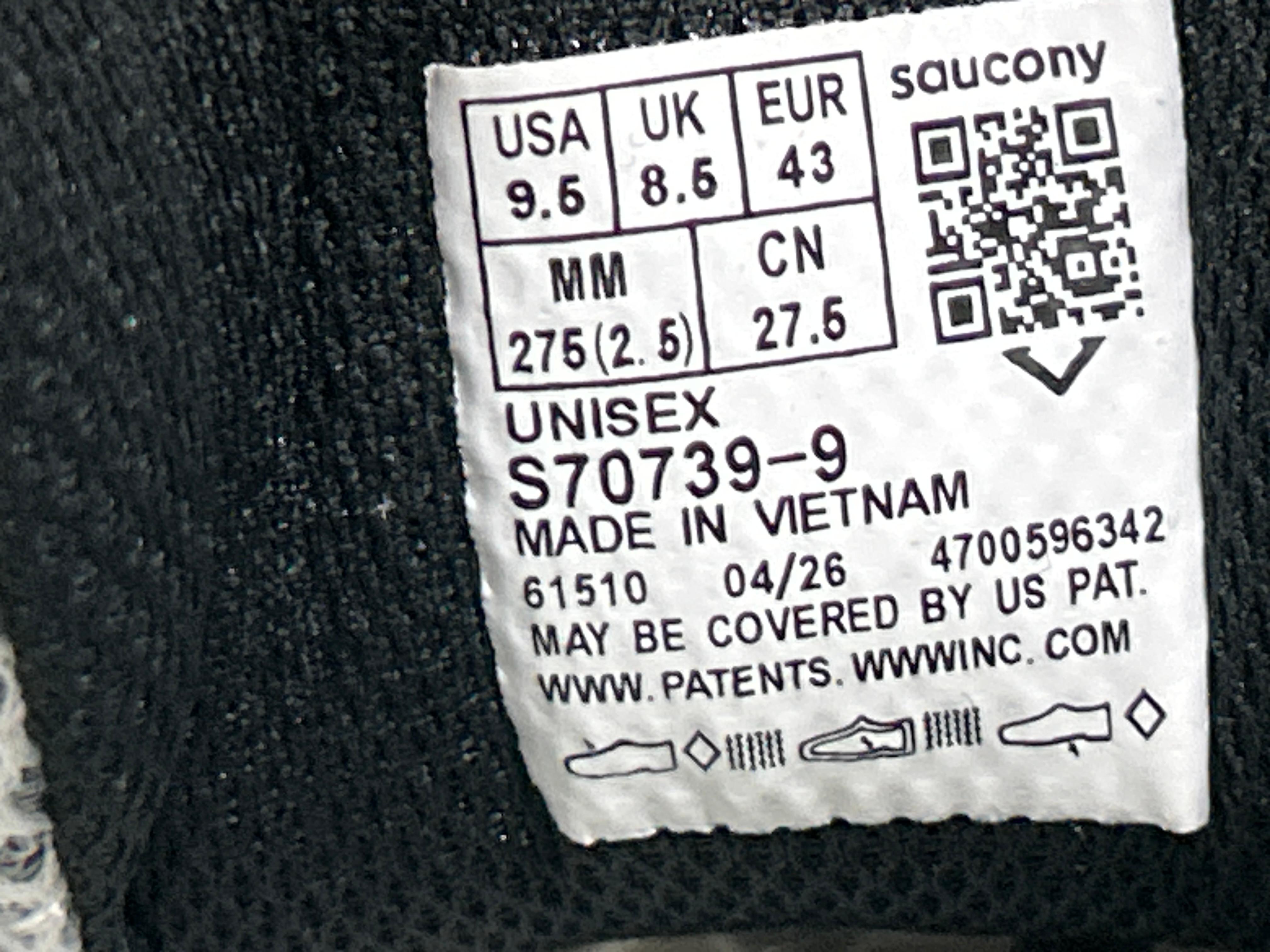 Foto QC 7 de Saucony ProGrid Omni 9 Retro Black Silver S70740-14