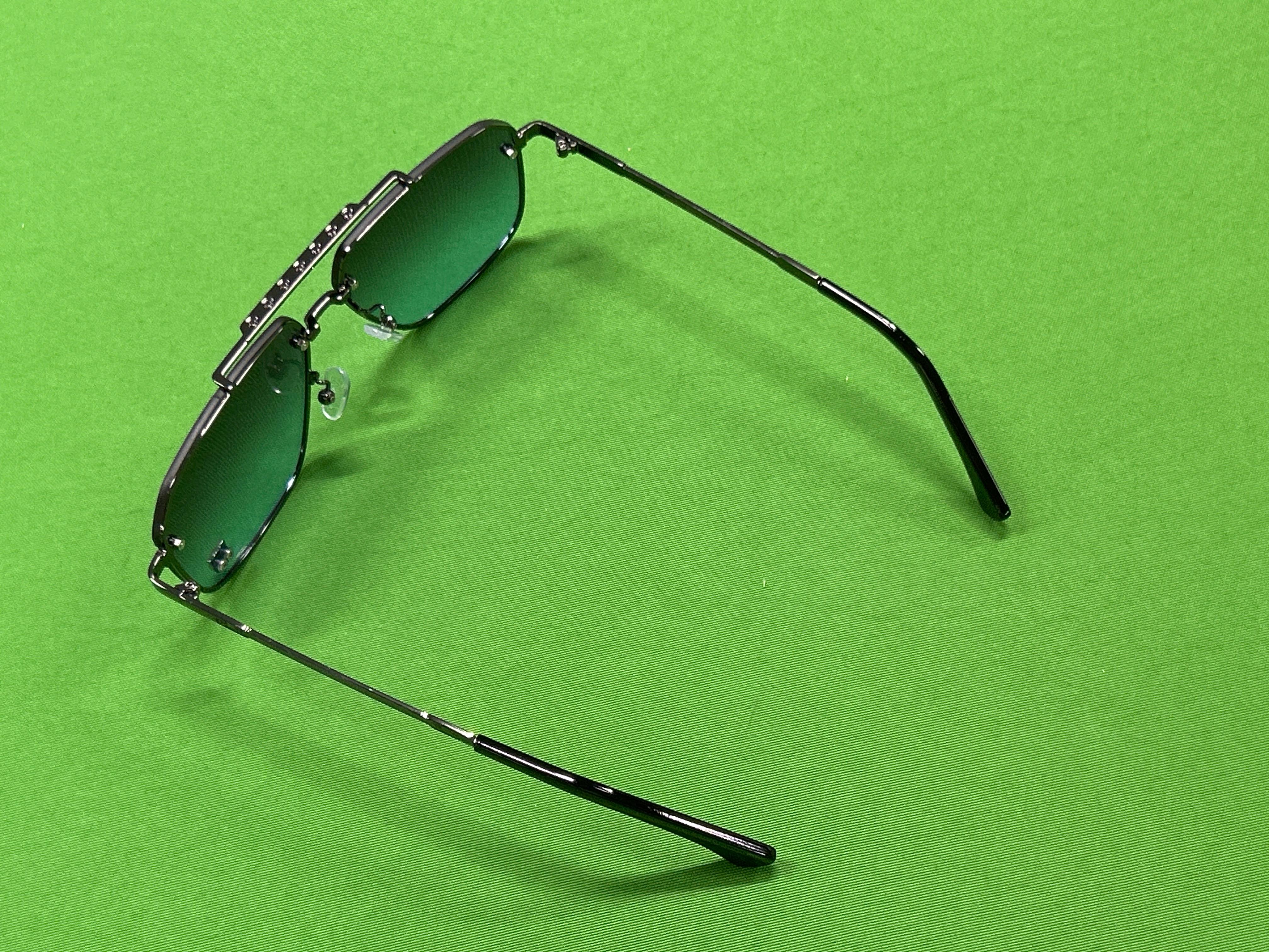 Foto QC 8 de Louis Vuitton LV Link Square-Frame Acetate Sunglasses Black Grey (Z1478E)