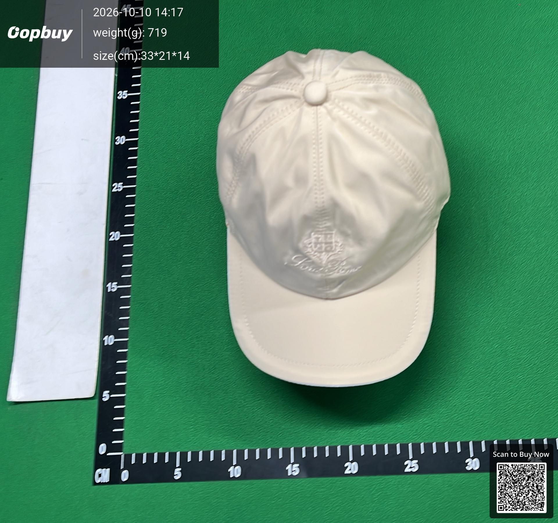Foto QC 4 de Loro Piana Baseball Cap Beige