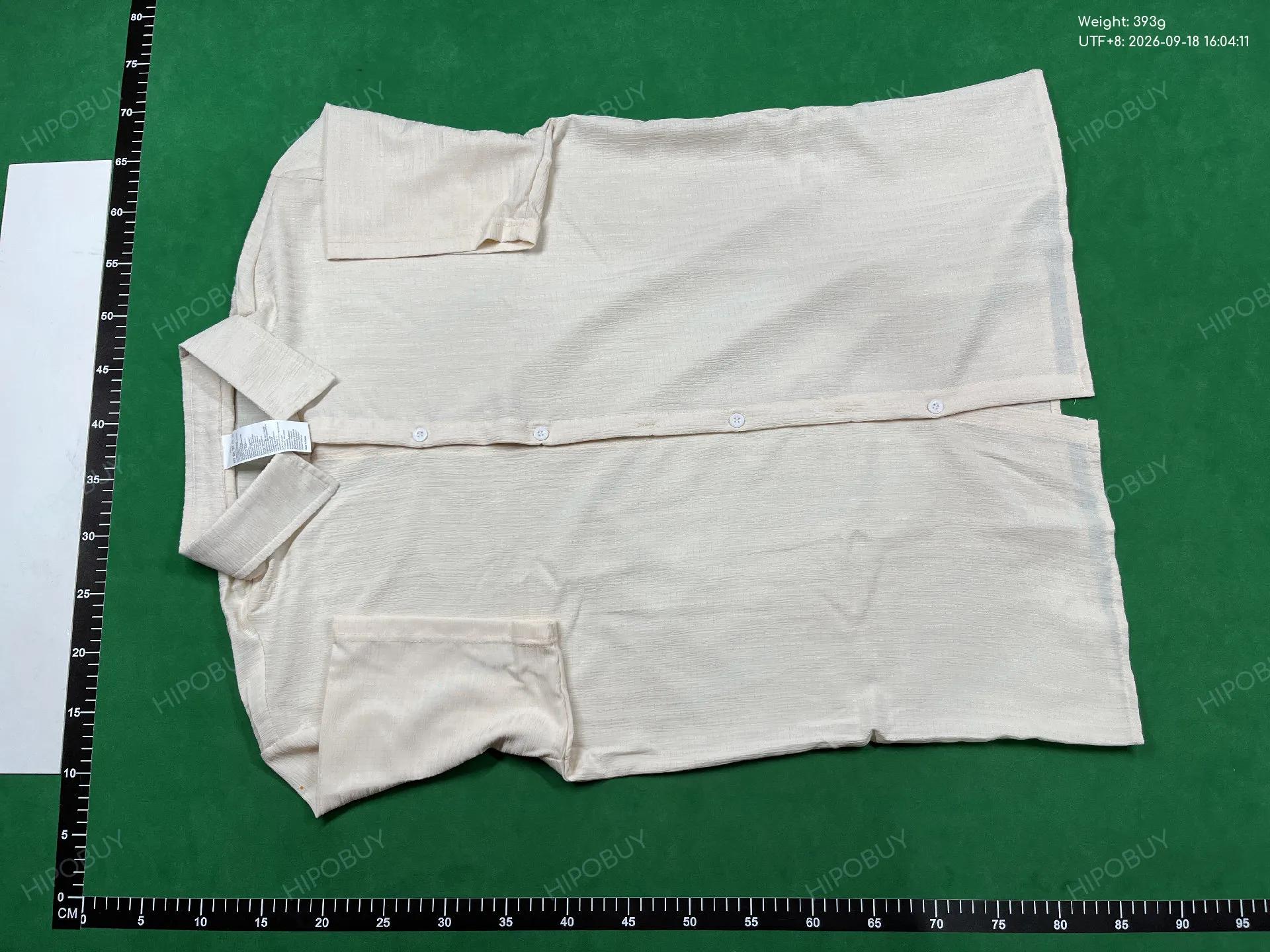 Foto QC 6 de Unbranded Casual Short Sleeve Shirt and Trousers Set 2-Piece Beige