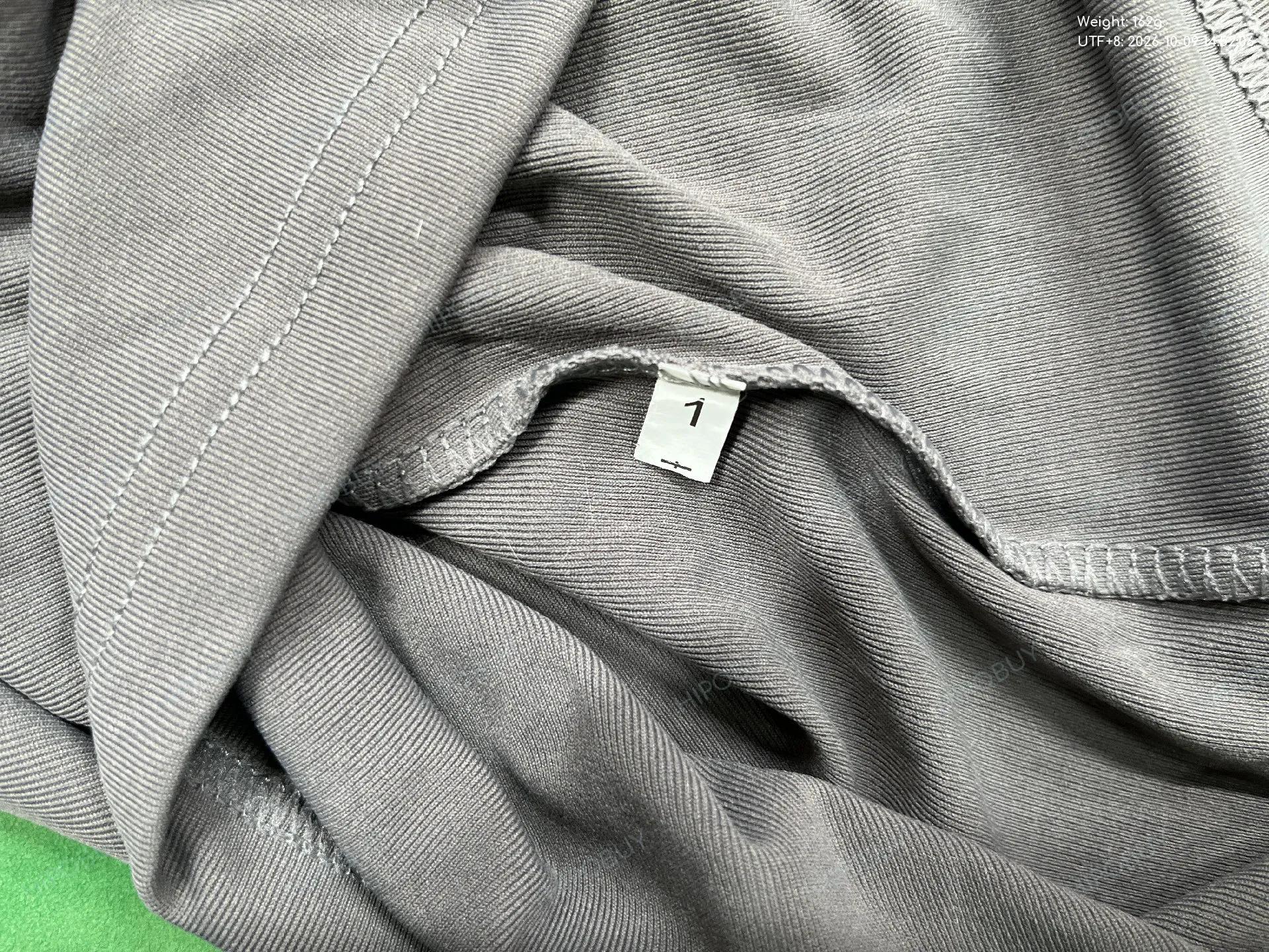 Foto QC 1 de BLUE DIJIAO T-shirt Fake Two-Piece Ribbed Henley White
