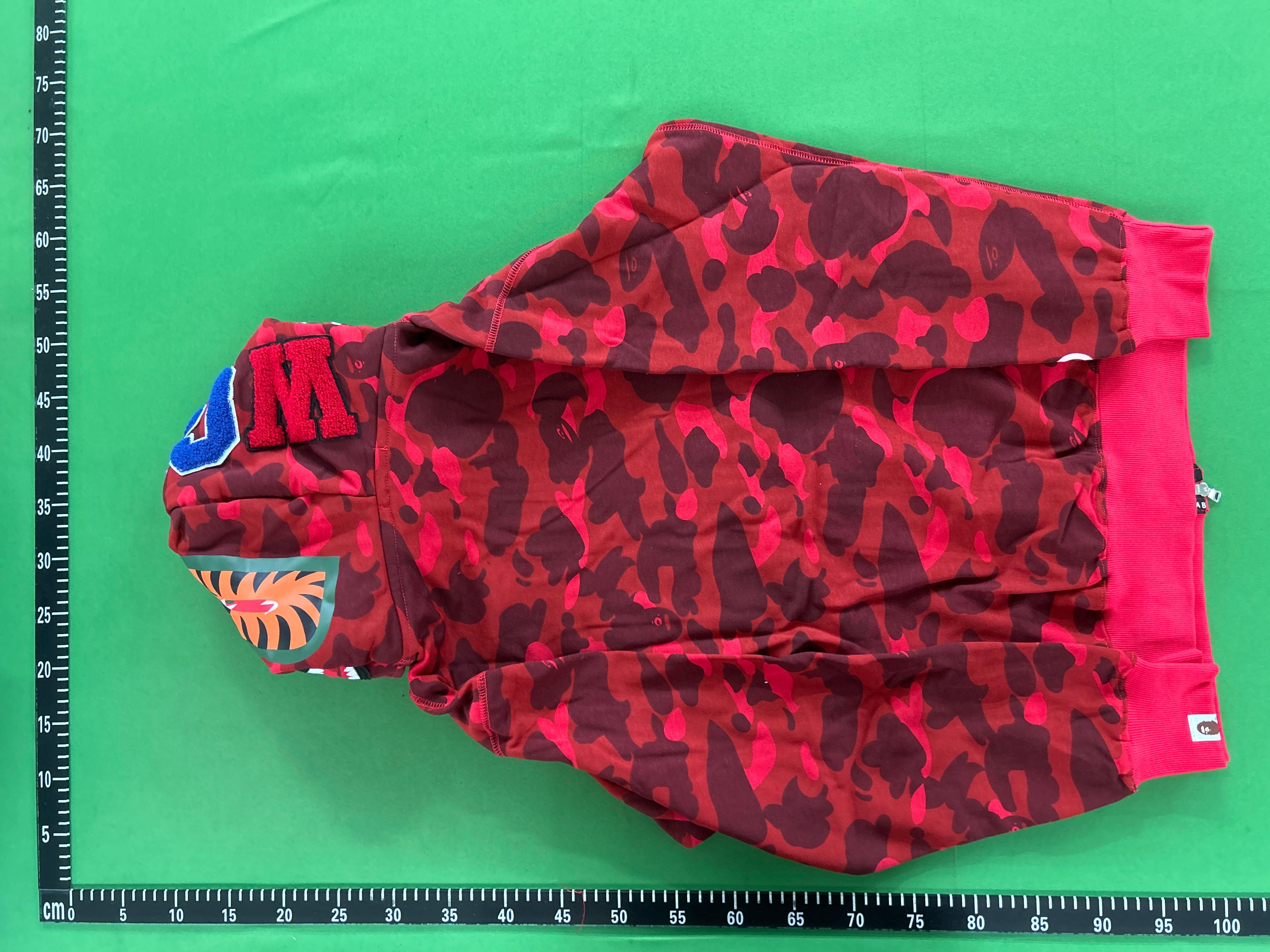 Foto QC 2 de BAPE Shark Hoodie Jacket Camo Full Zip Black