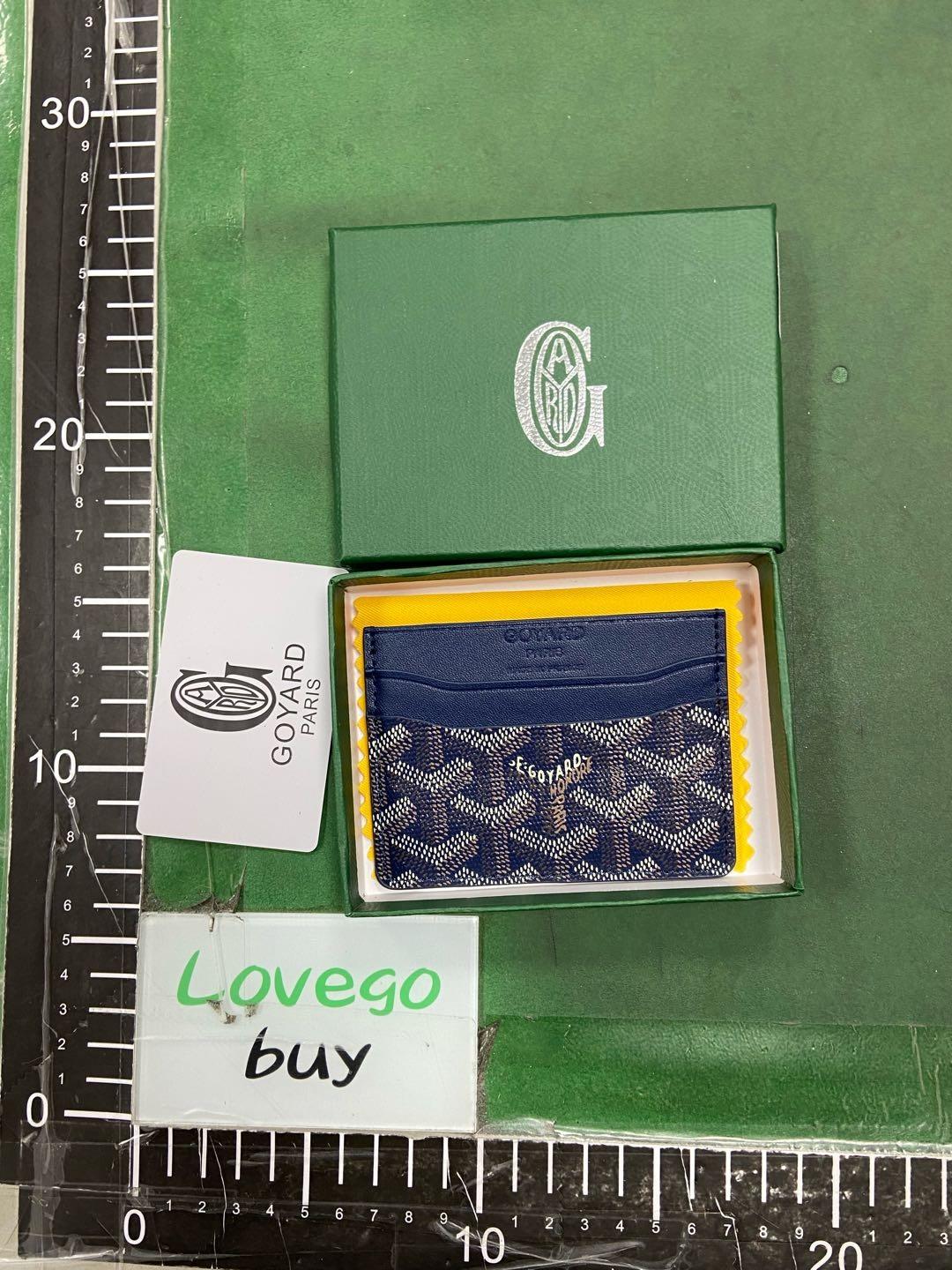 Foto QC 1 de Goyard Victoire Wallet Goyardine Sky Blue