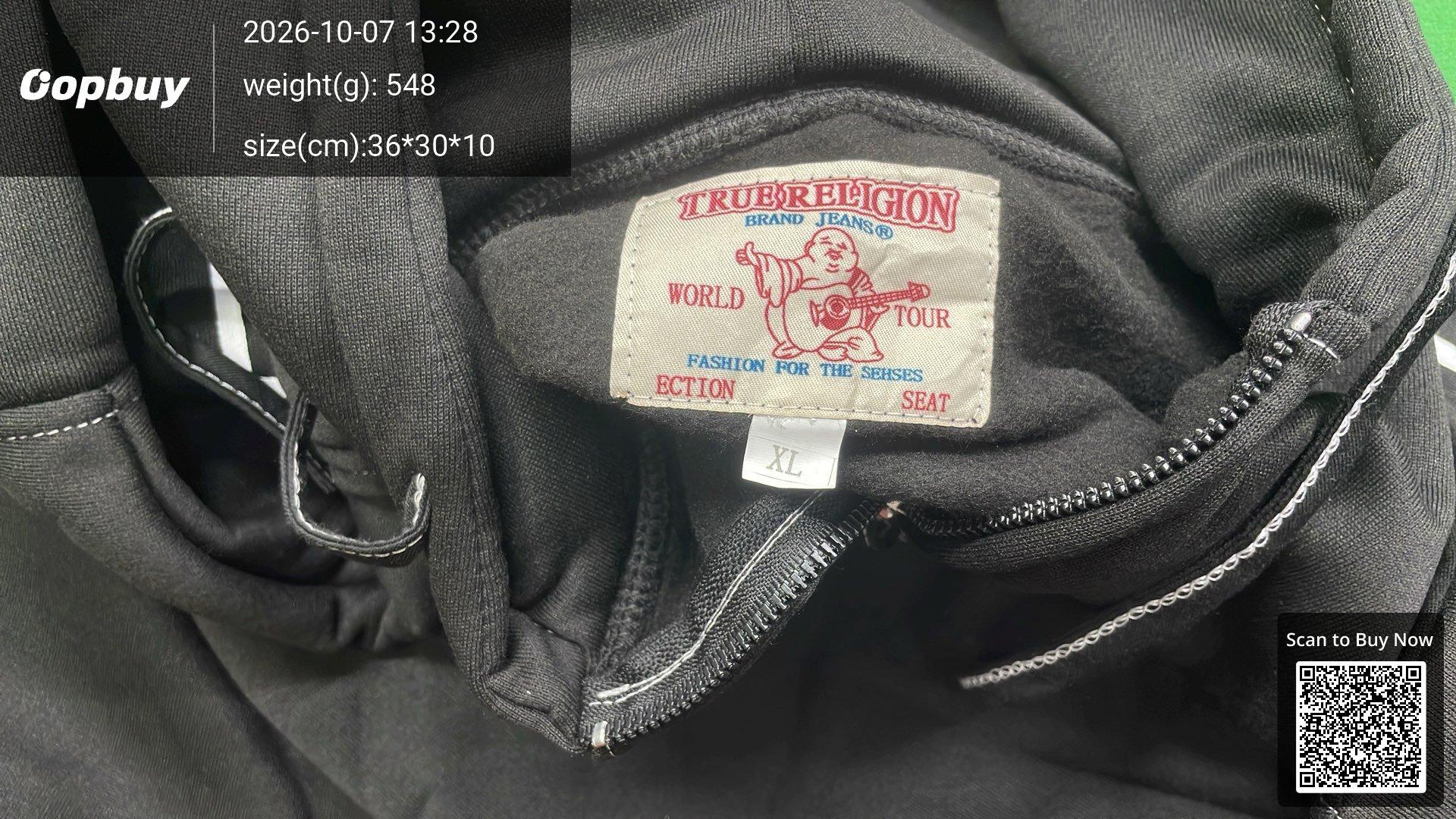 Foto QC 1 de True Religion Zip Jacket Black