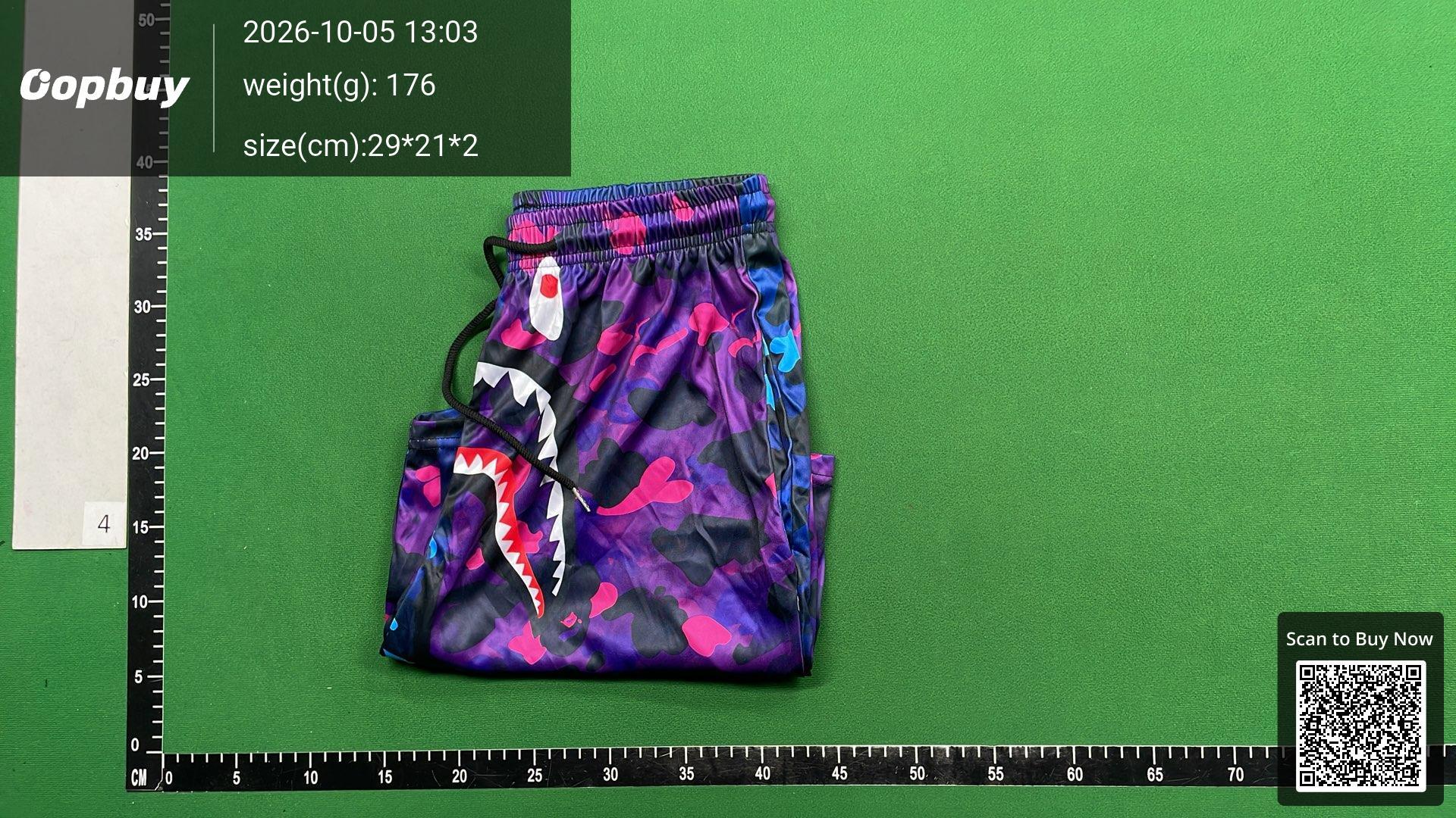 Foto QC 7 de Bape ABC Camo Basketball Shorts Mesh Multi
