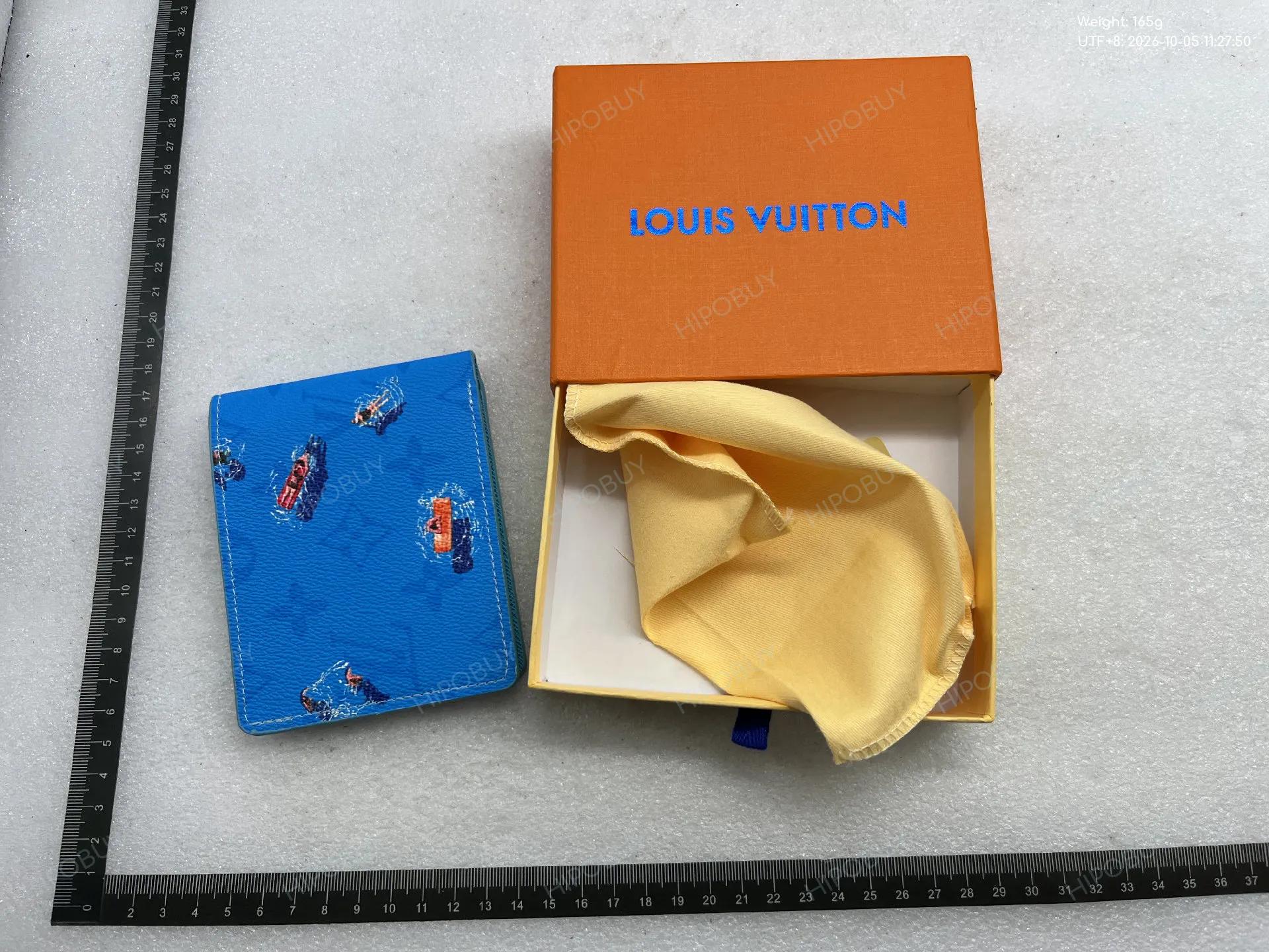 Foto QC 3 de Louis Vuitton Ski Slender Wallet Coated Canvas White