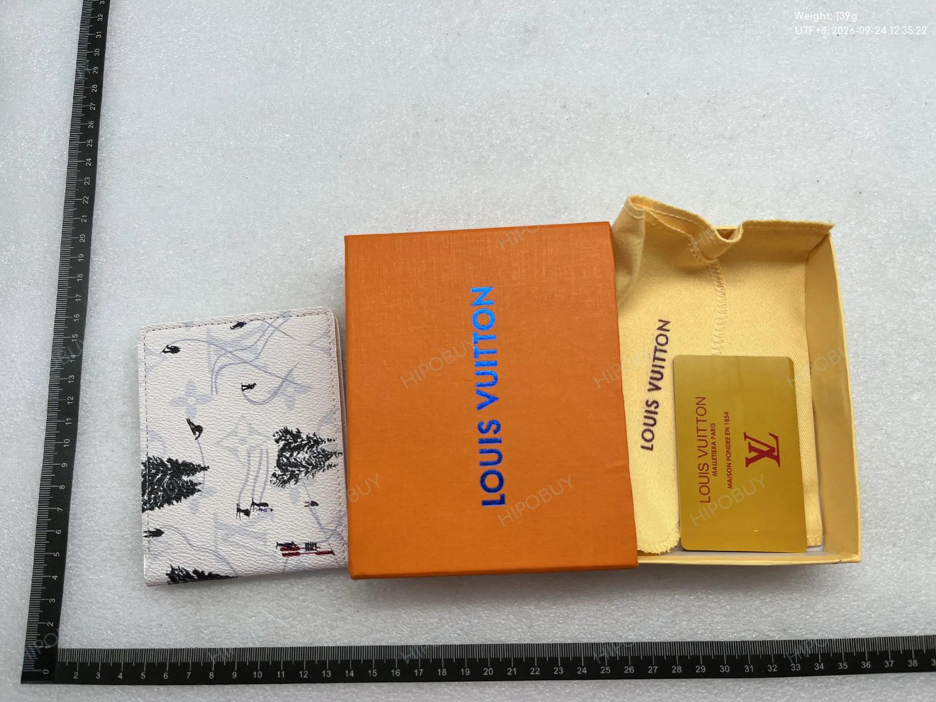 Foto QC 6 de Louis Vuitton Ski Slender Wallet Coated Canvas White