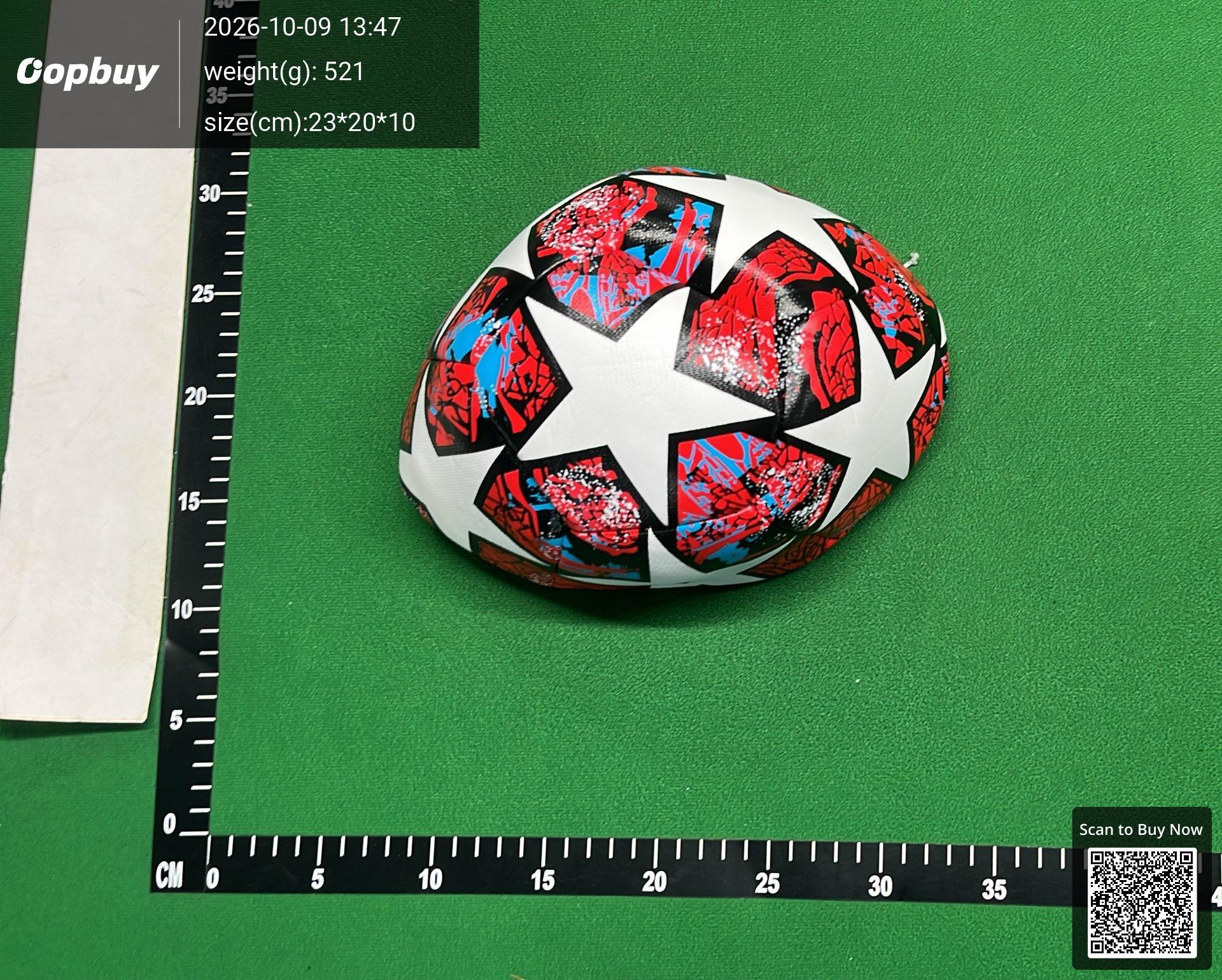 Foto QC 1 de Unbranded Star Graphic Football Size 5 Multi