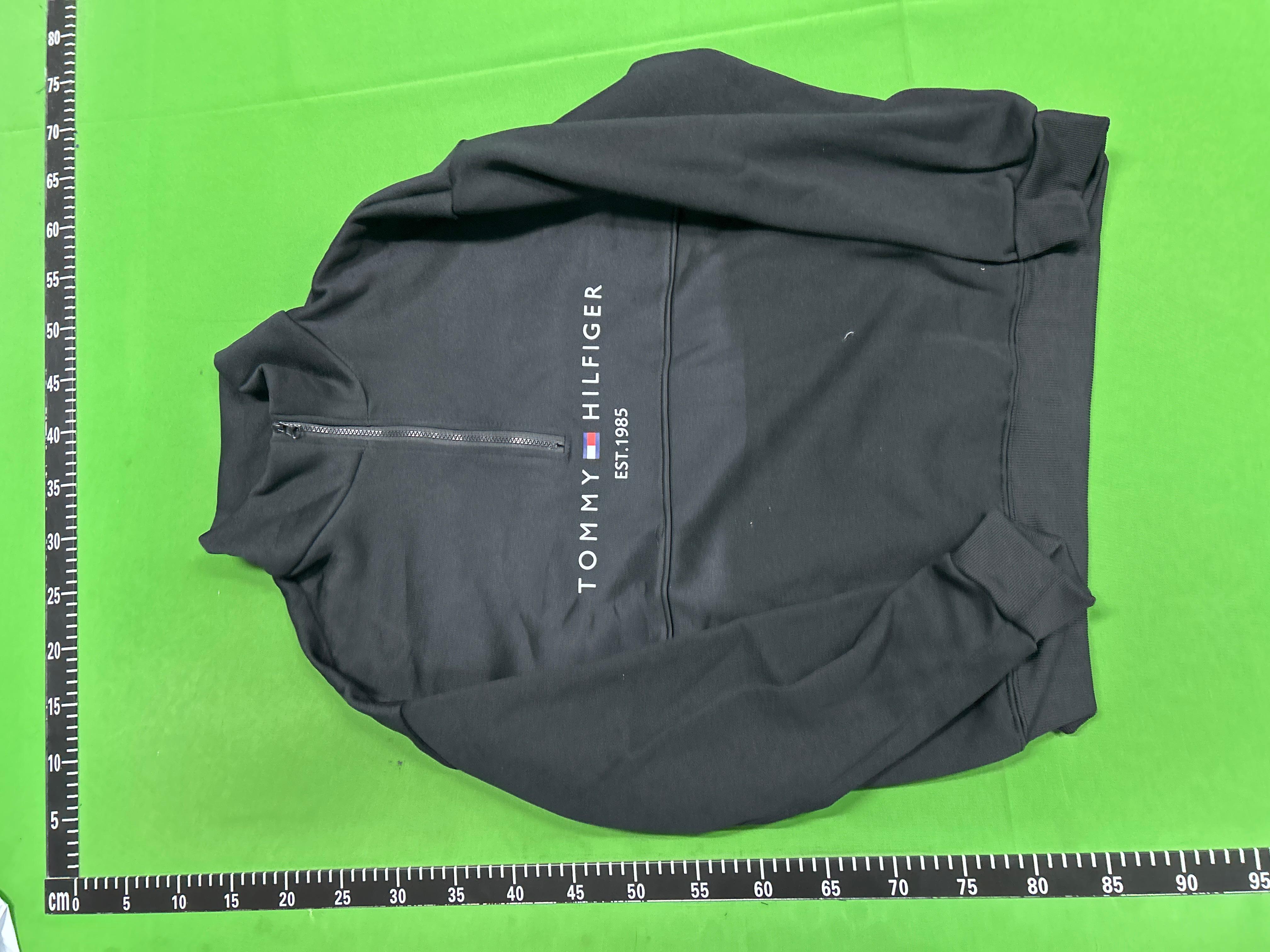 Foto QC 5 de Tommy Hilfiger Zip Sweater Logo Quarter-Zip Navy