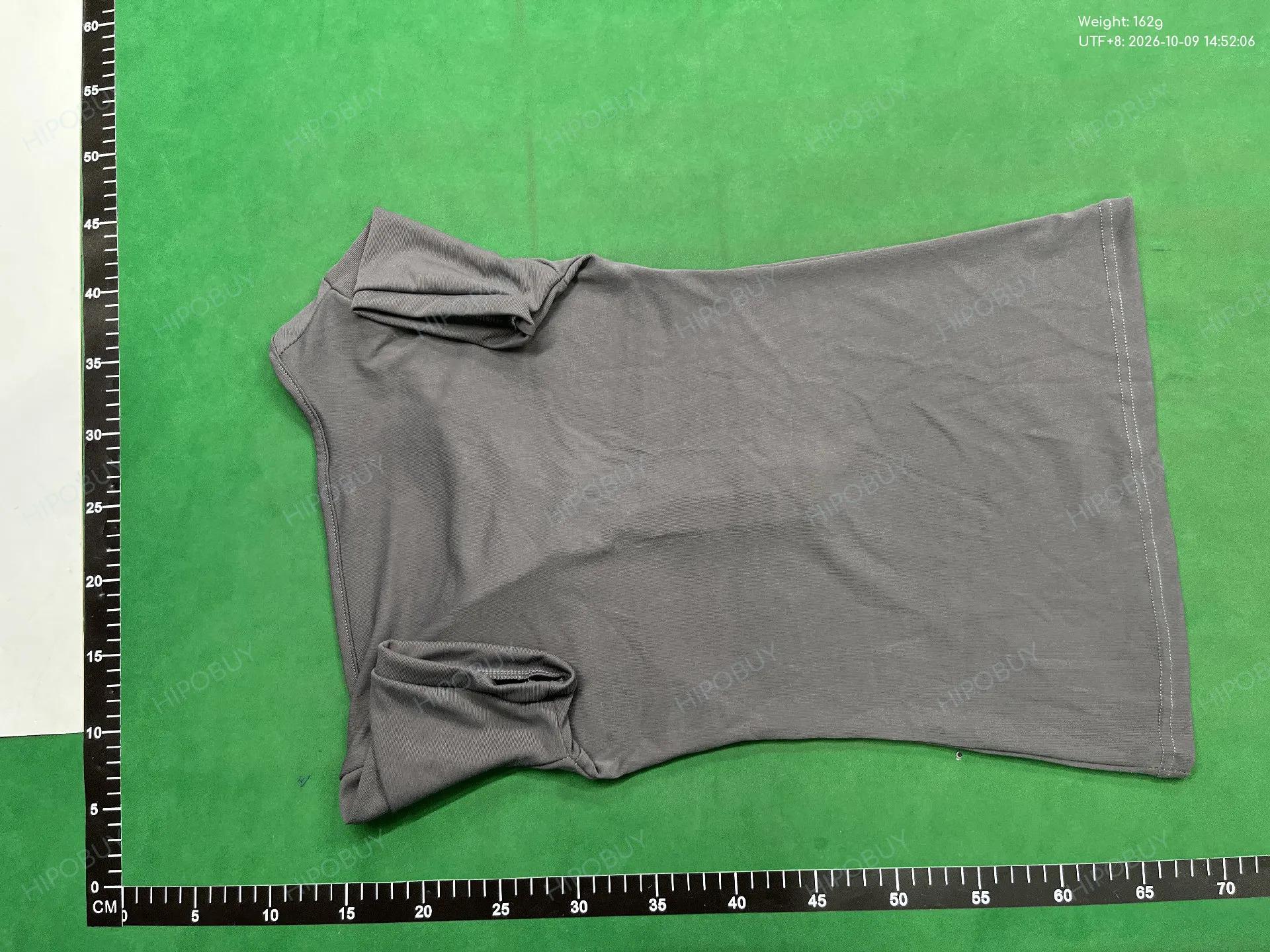 Foto QC 3 de BLUE DIJIAO T-shirt Fake Two-Piece Ribbed Henley White