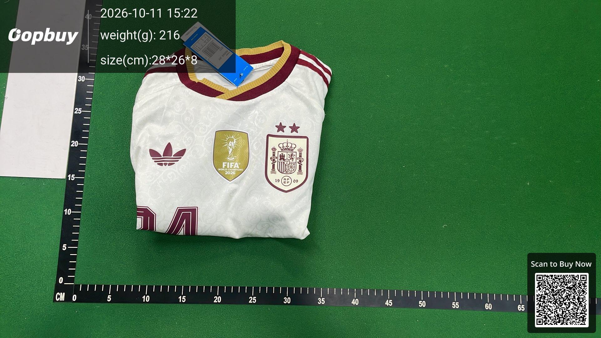 Foto QC 4 de Other x Spain National Team 2026 Away Jersey Lamine Yamal #19 White