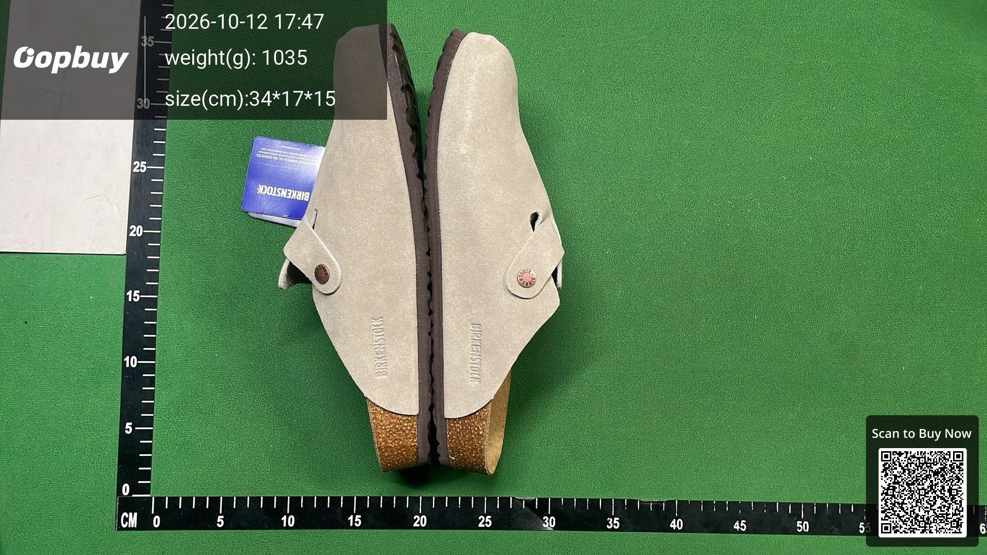 Foto QC 3 de Birkenstock Boston Leather Soft Footbed Blue