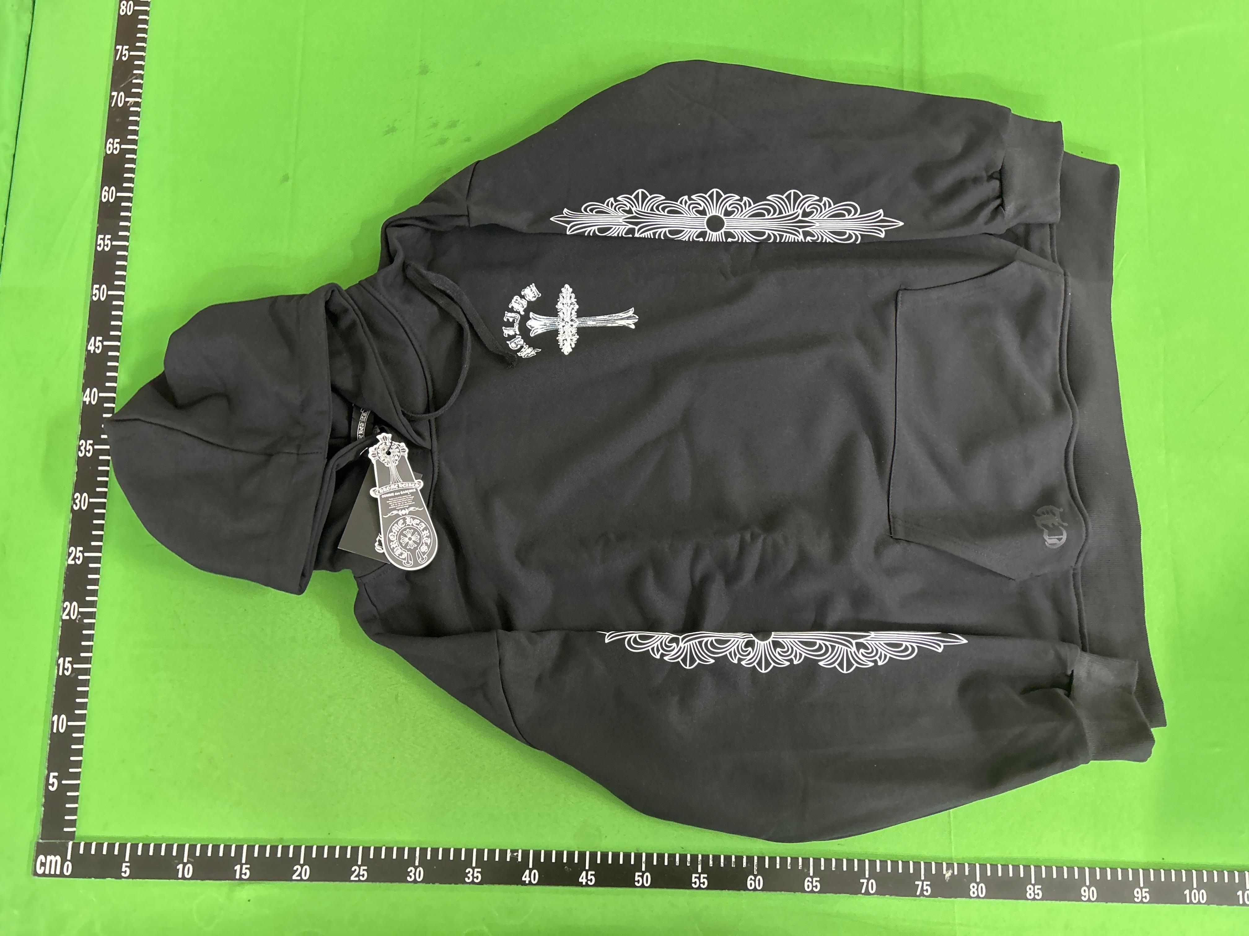 Foto QC 3 de Chrome Hearts Drake Certified Lover Boy Hoodie Cross Navy