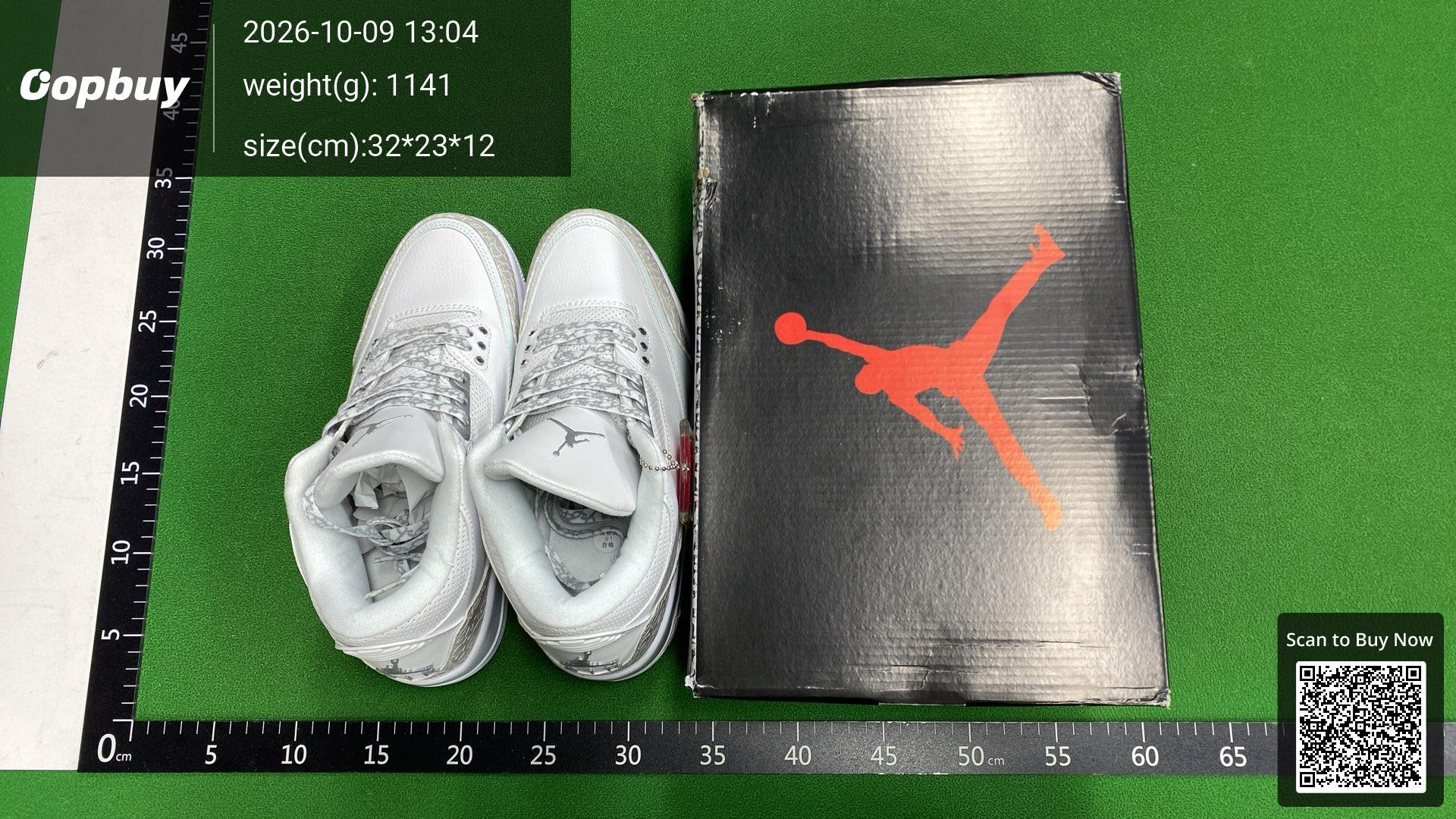 Foto QC 7 de Jordan 3 Retro Black Cat 136064-002