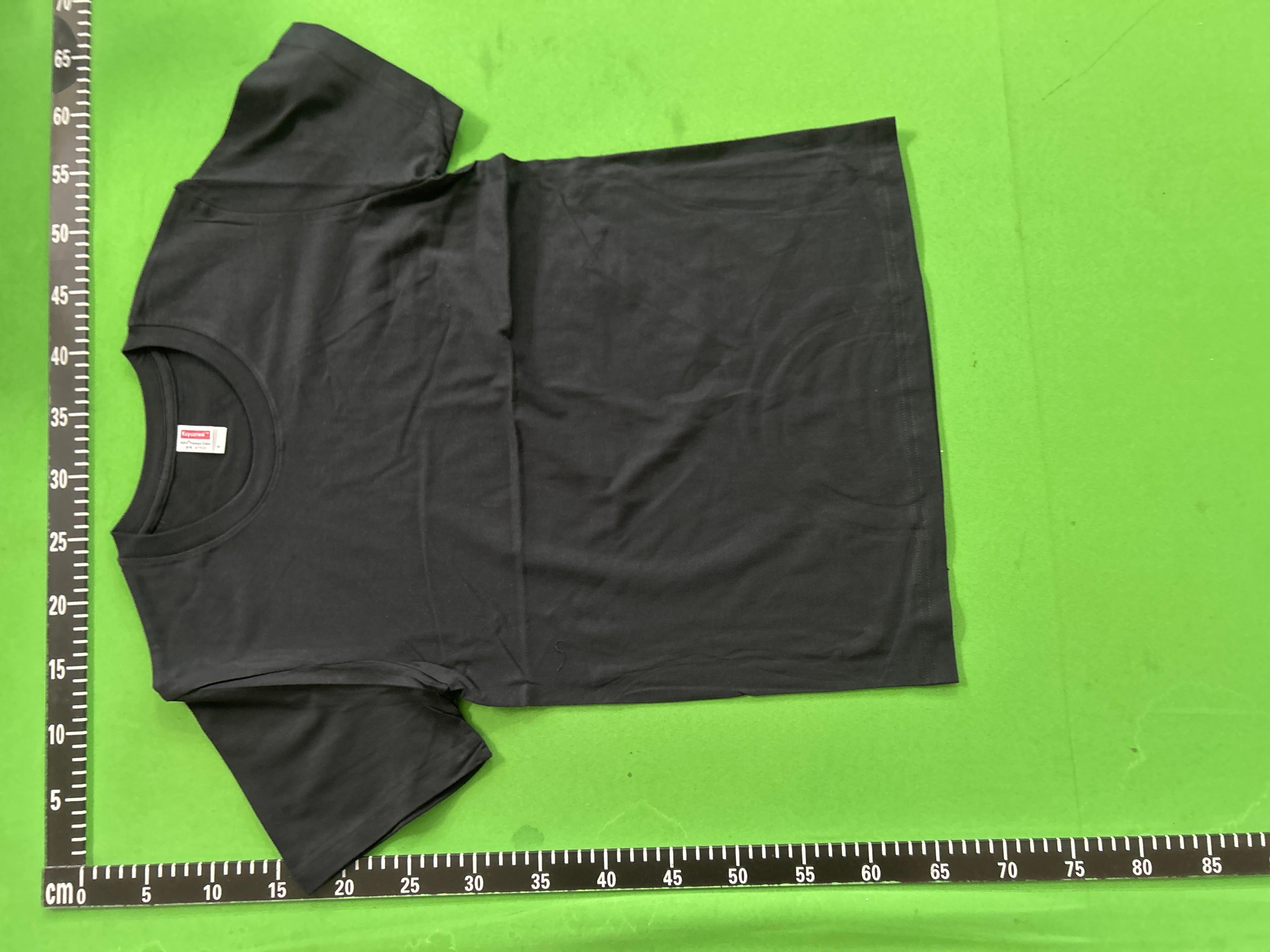 Foto QC 8 de Kuyuanwai K77000 T-shirt Plain Black